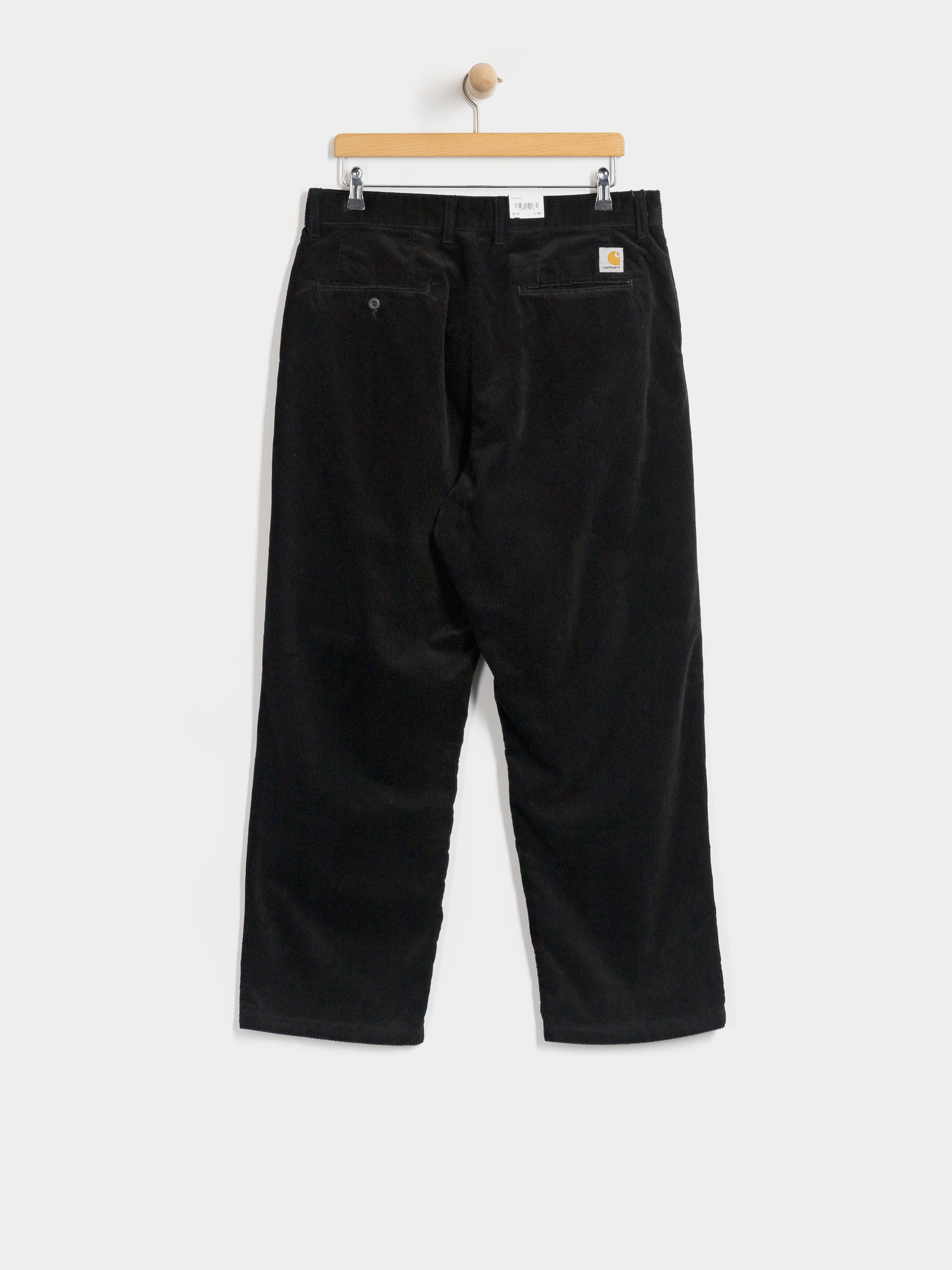 Nohavice Carhartt WIP Evan (black/rinsed)
