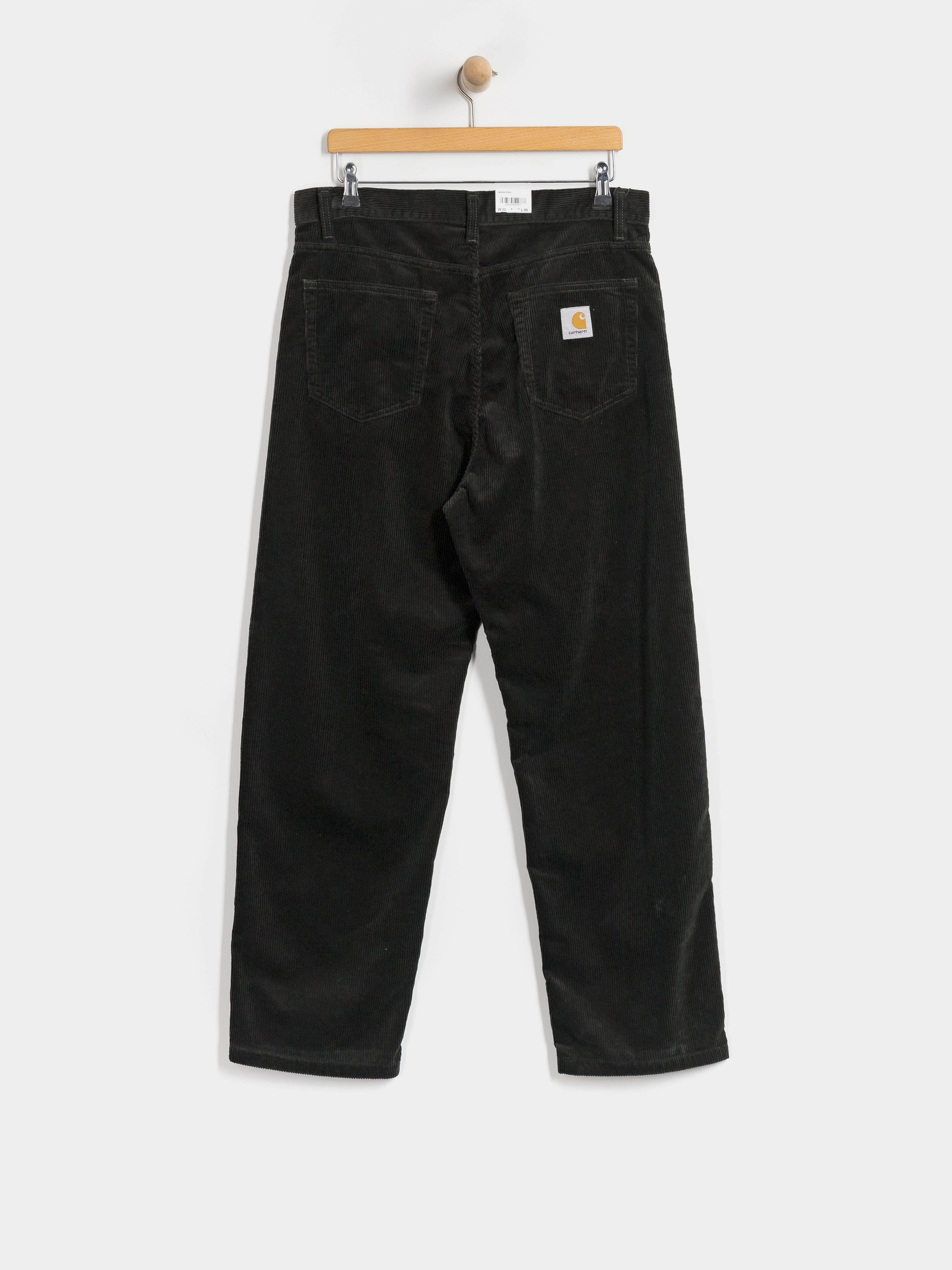 Nohavice Carhartt WIP Landon (raven/rinsed)