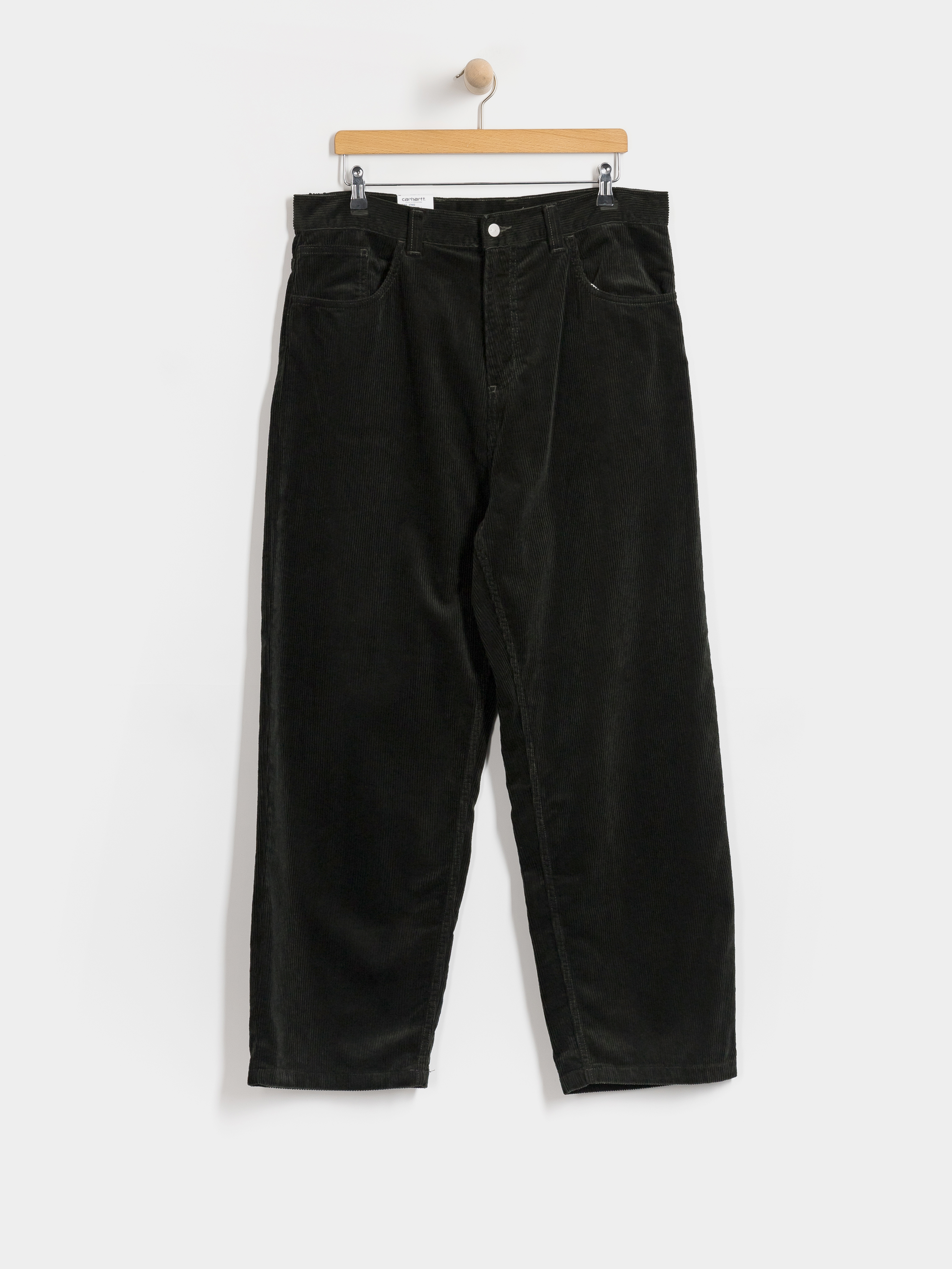 Nohavice Carhartt WIP Brandon (raven/rinsed)