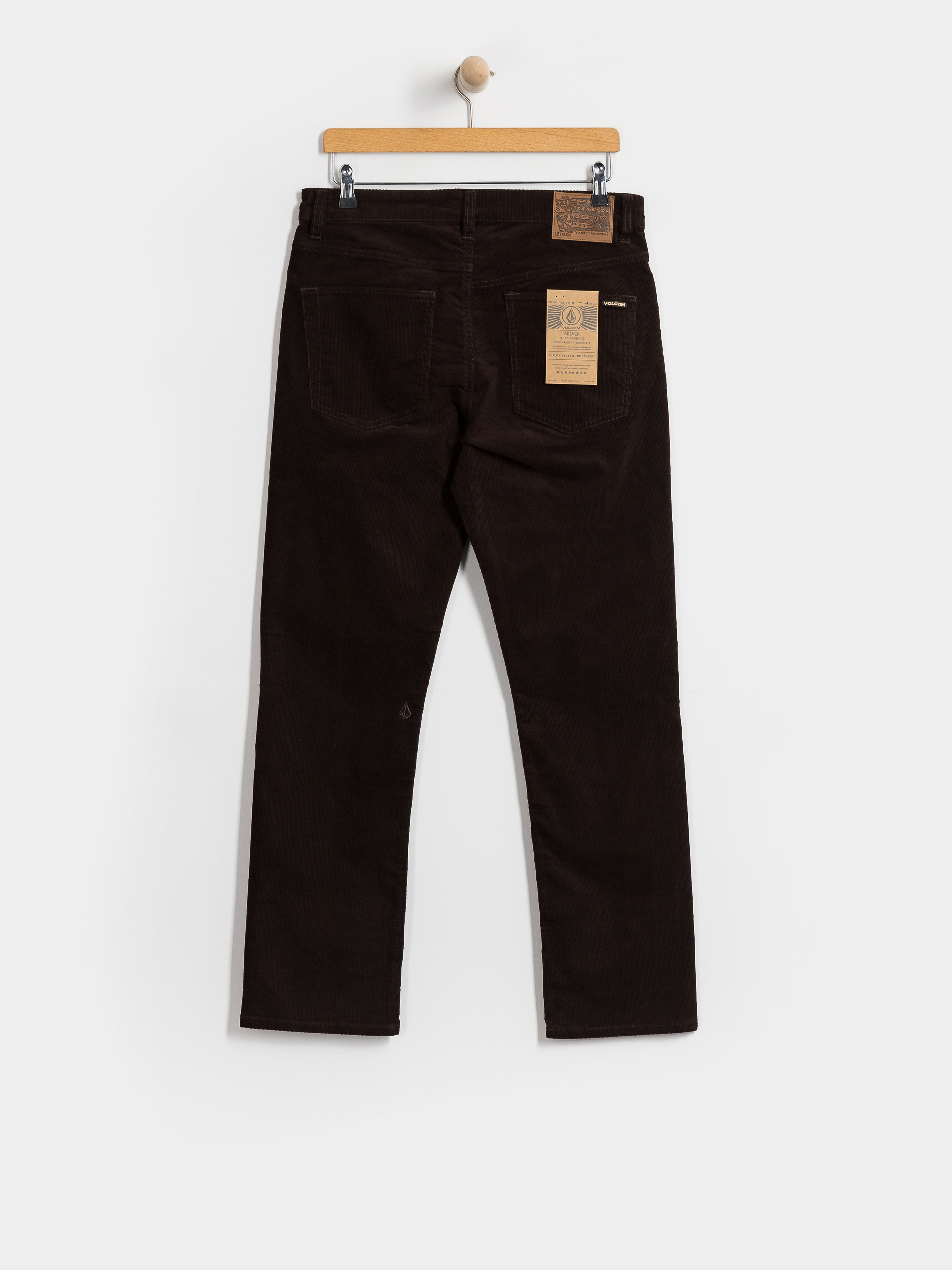 Nohavice Volcom Solver 5 Pocket Cord (cacao)