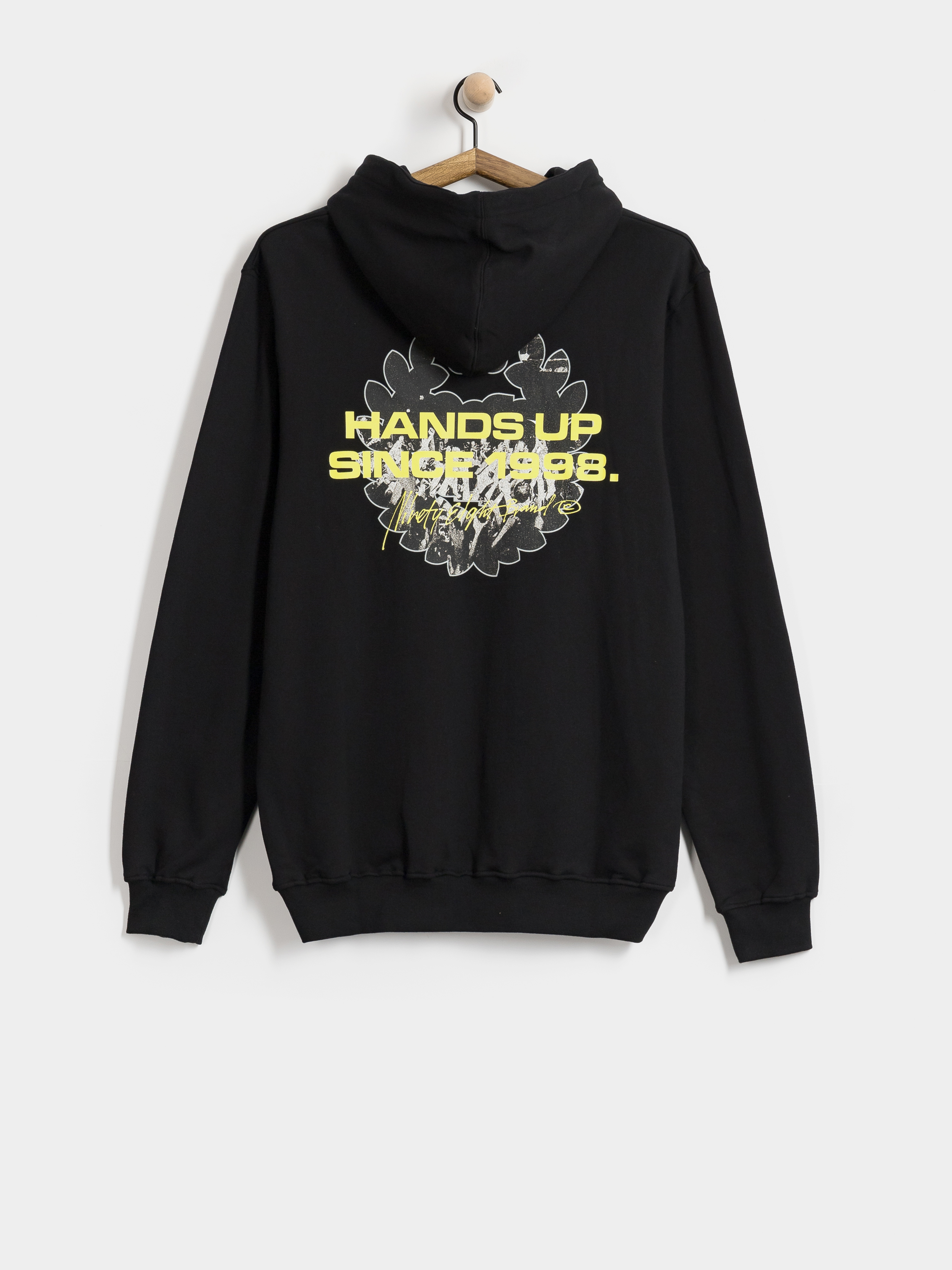 Mikina s kapucňou MassDnm Hands Up HD (black)
