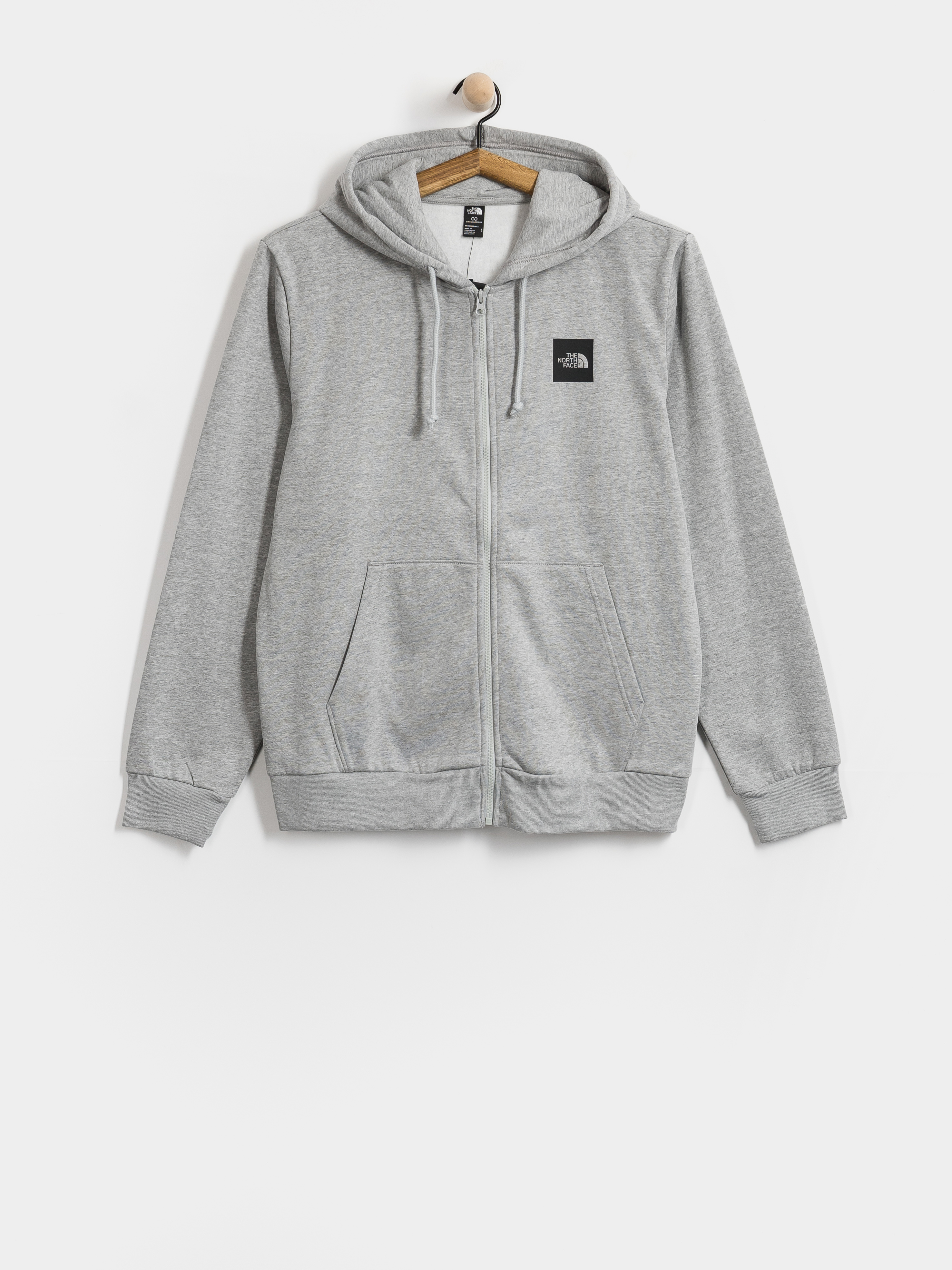 Mikina s kapucňou The North Face Evo Box ZHD (tnf pale grey heather)
