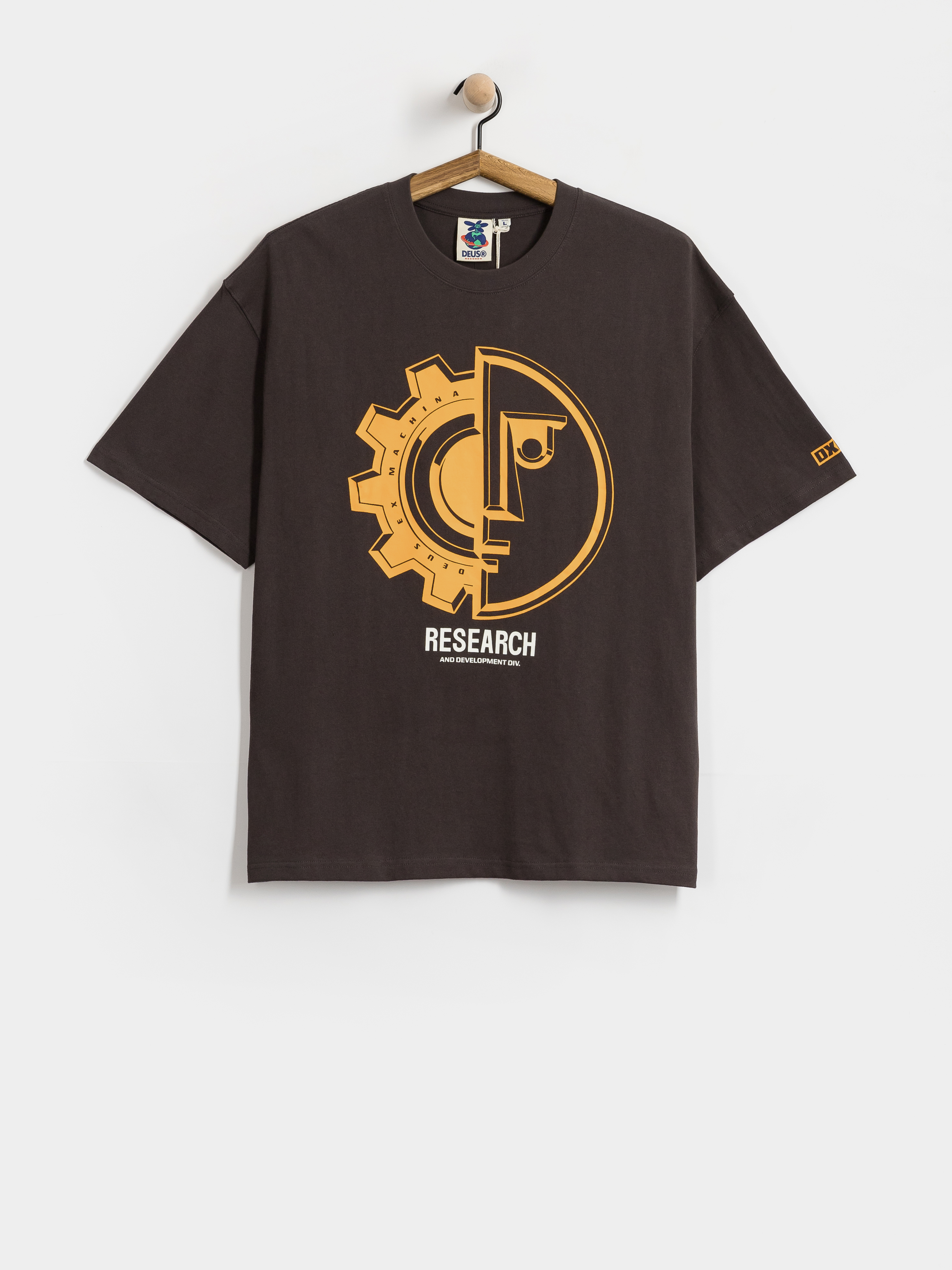 Tričko Deus Ex Machina Utility Os (anthracite grey)