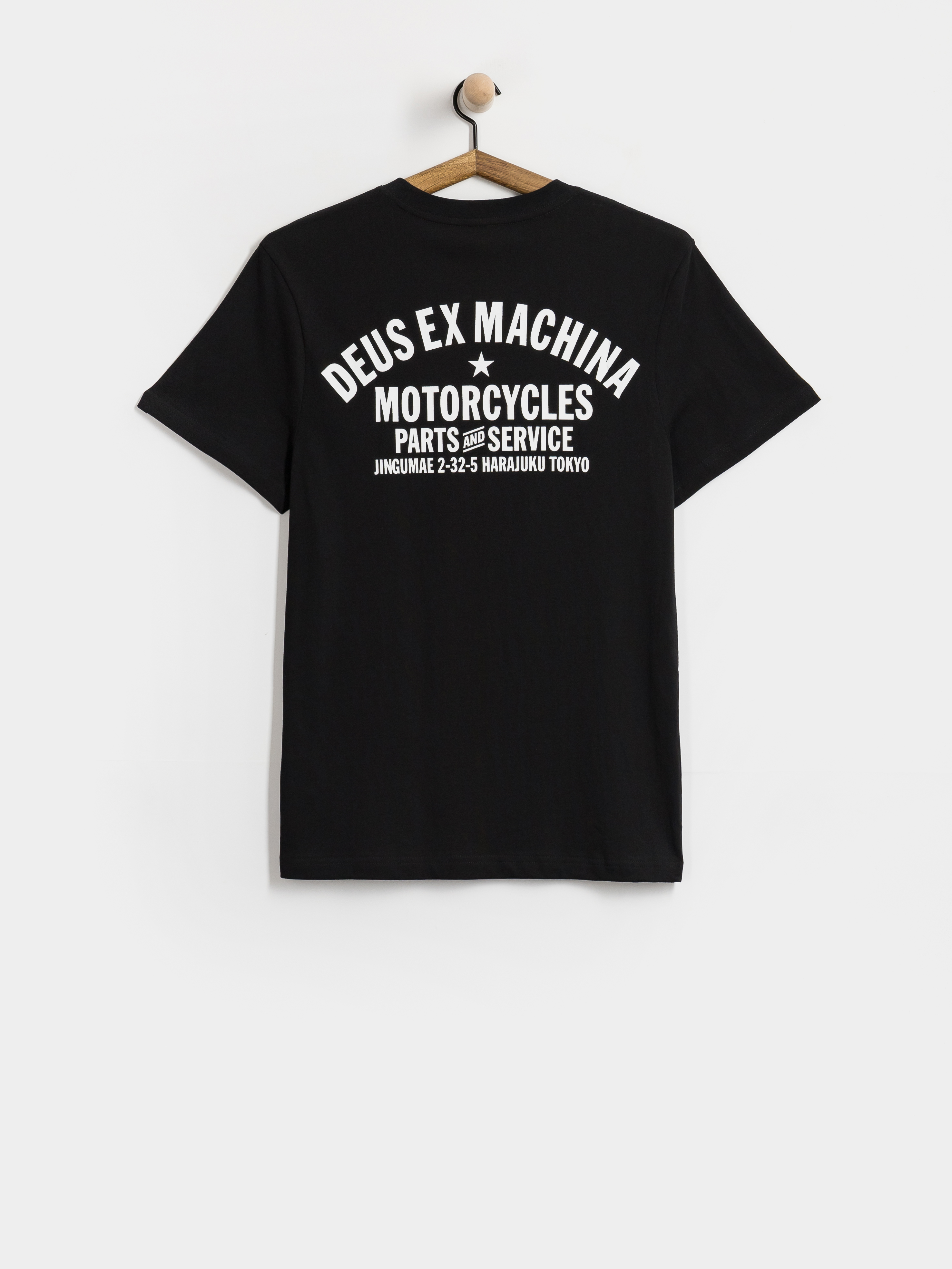 Tričko Deus Ex Machina Harajuku Address (black)