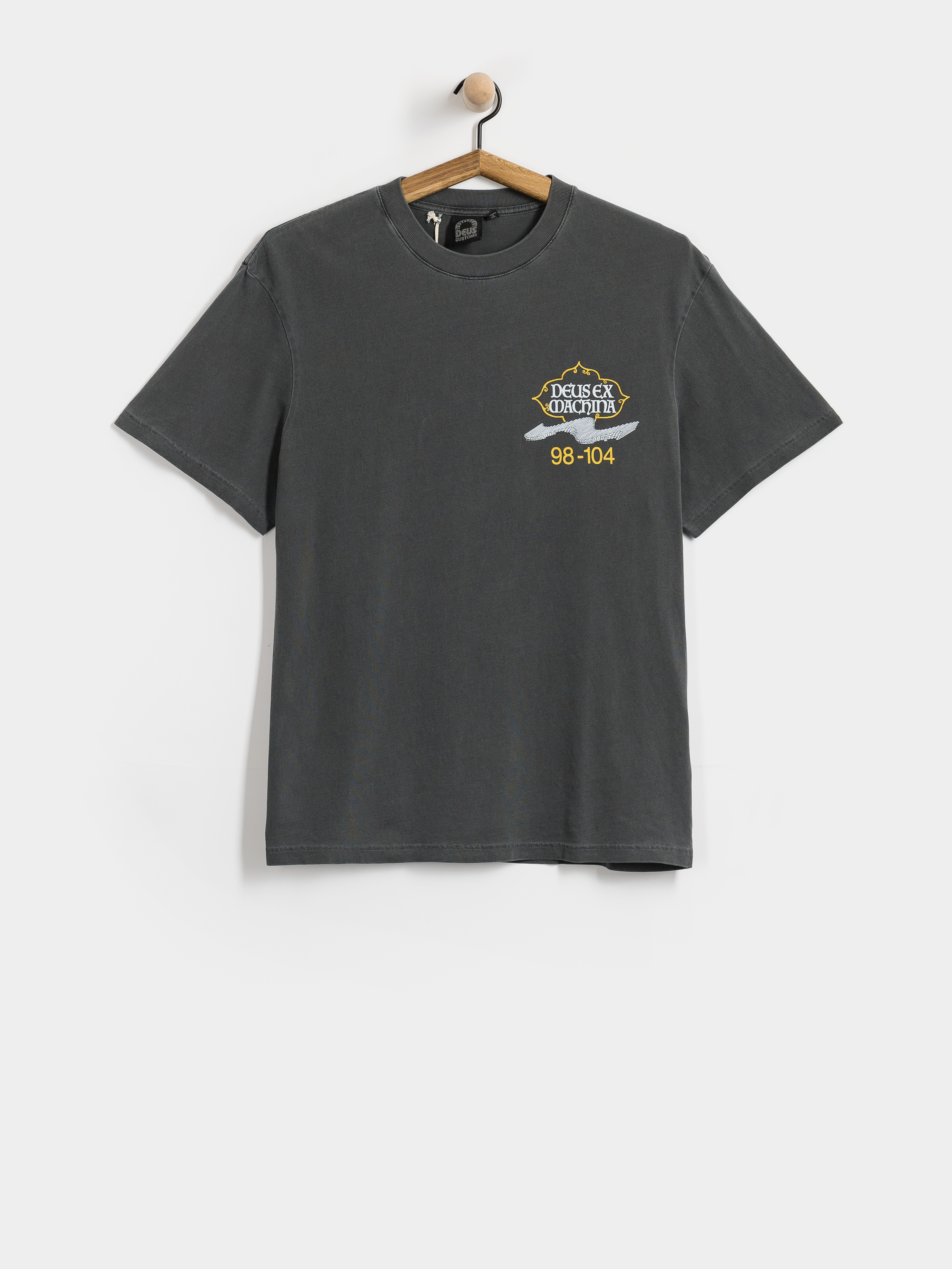 Tričko Deus Ex Machina Easy Peacey (anthracite grey)