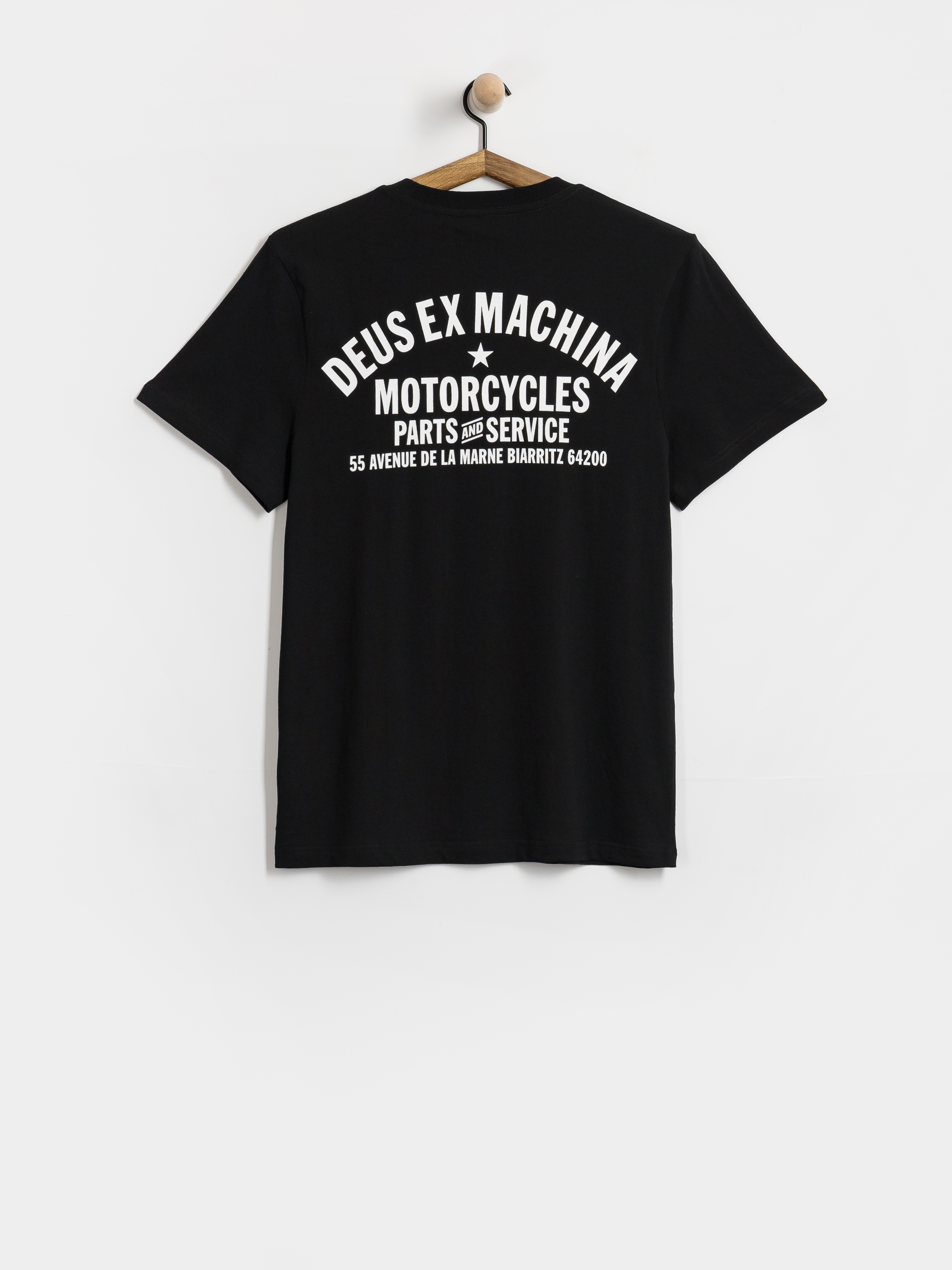 Tričko Deus Ex Machina Biarritz Address (black)