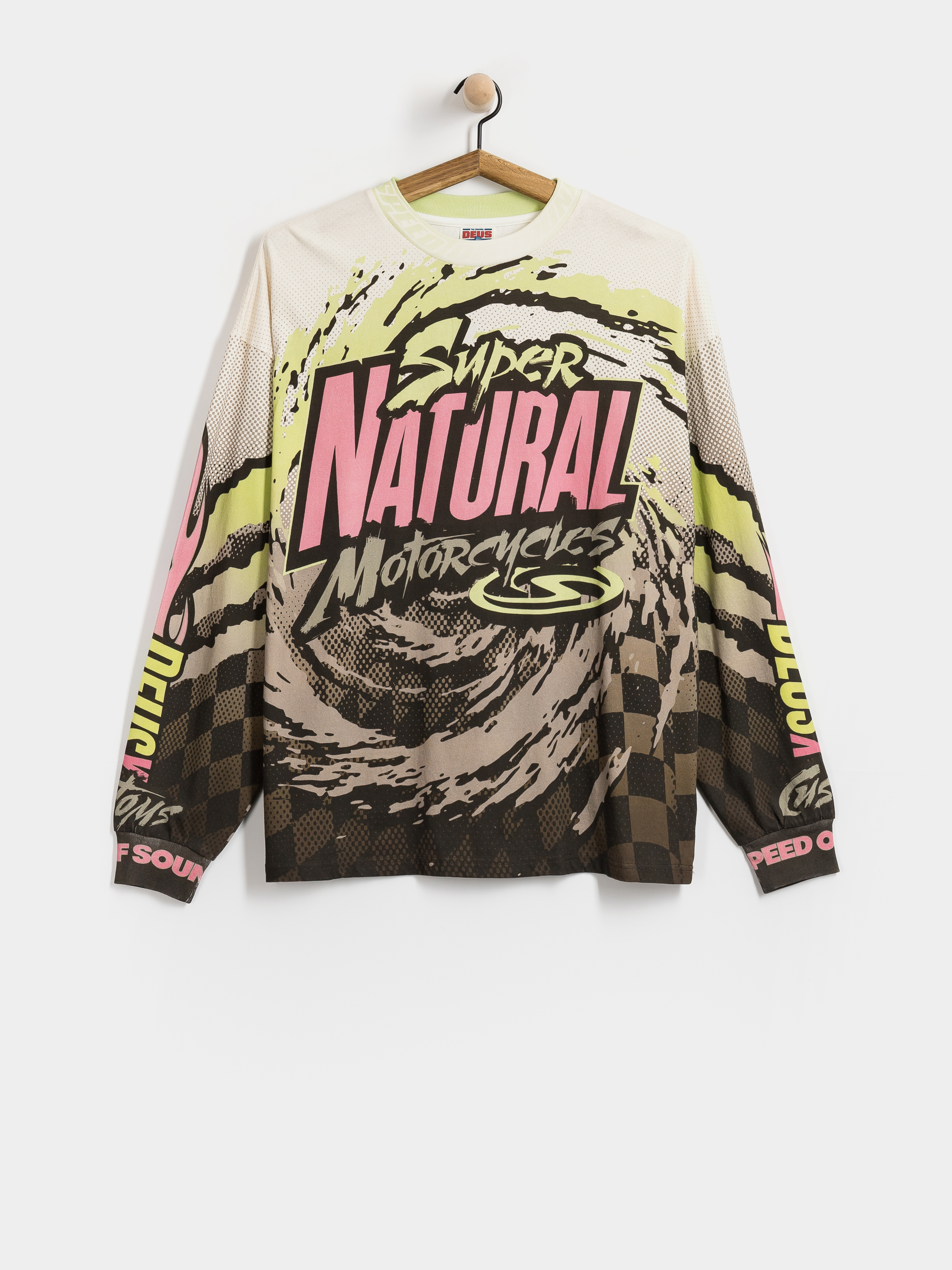 Triko Deus Ex Machina Walkover Moto Jersey (brown earth)