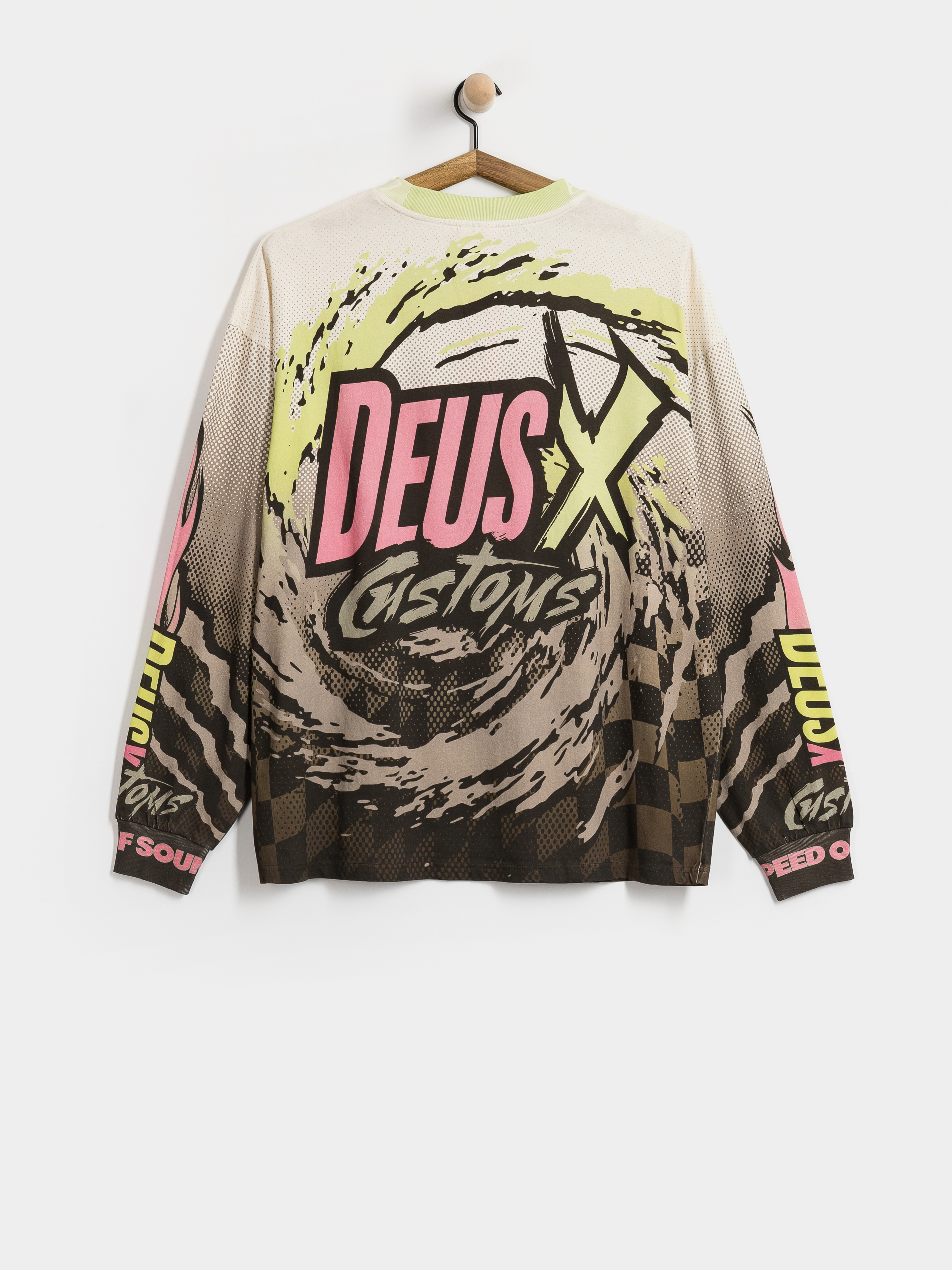 Triko Deus Ex Machina Walkover Moto Jersey (brown earth)