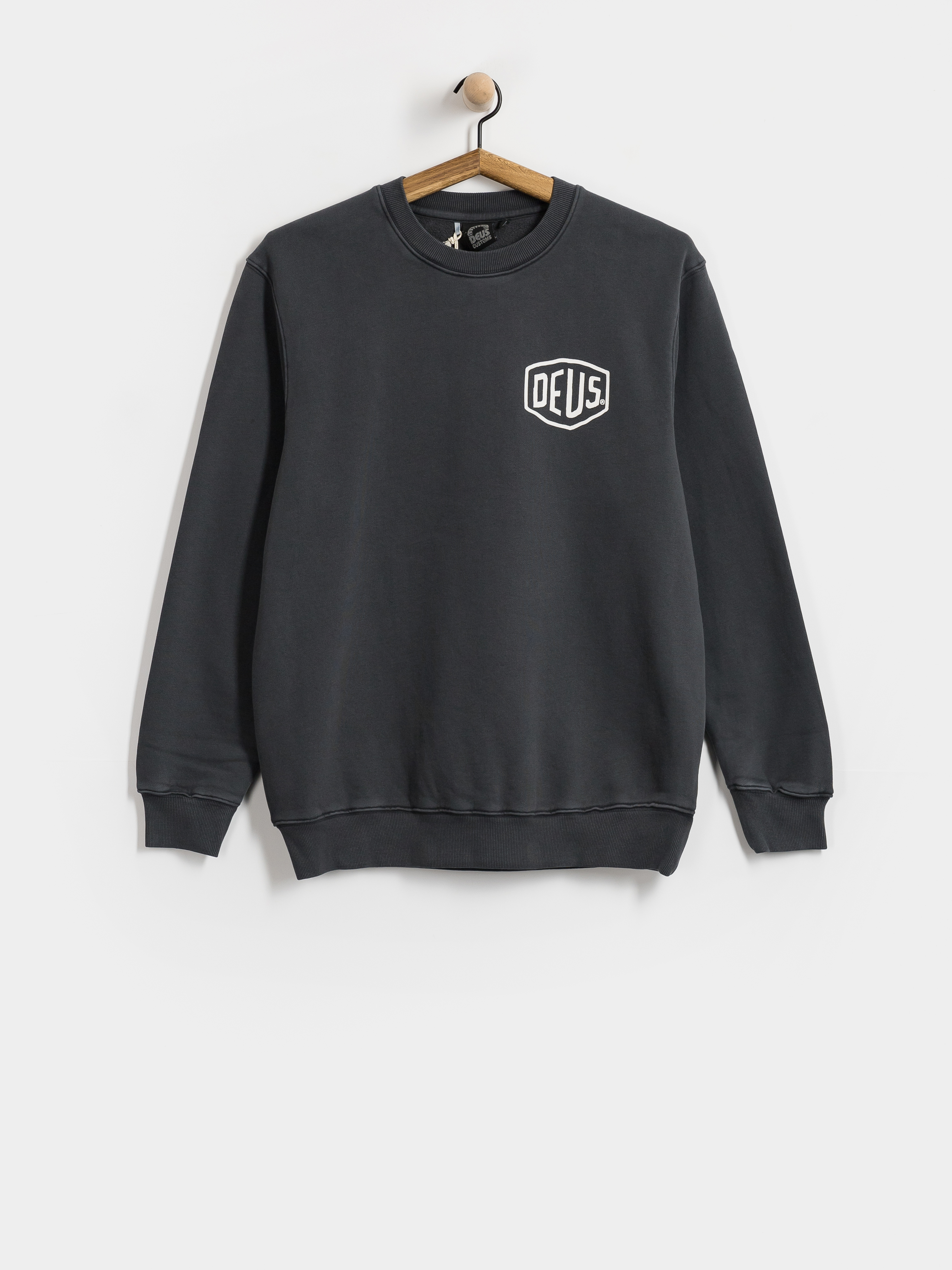 Mikina Deus Ex Machina Shield Gd Crew (black)