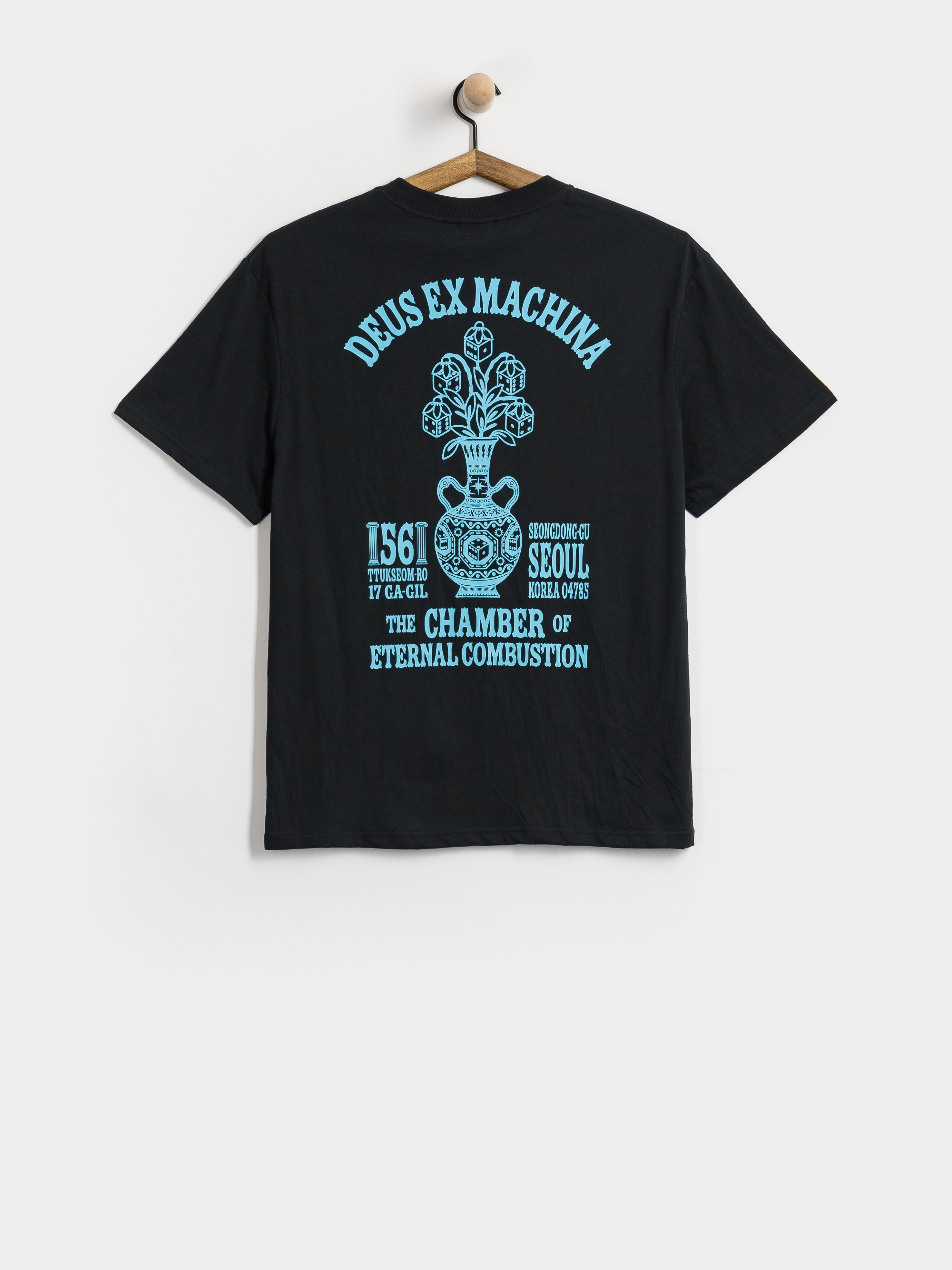 Tričko Deus Ex Machina Seoul Ceramic (black)