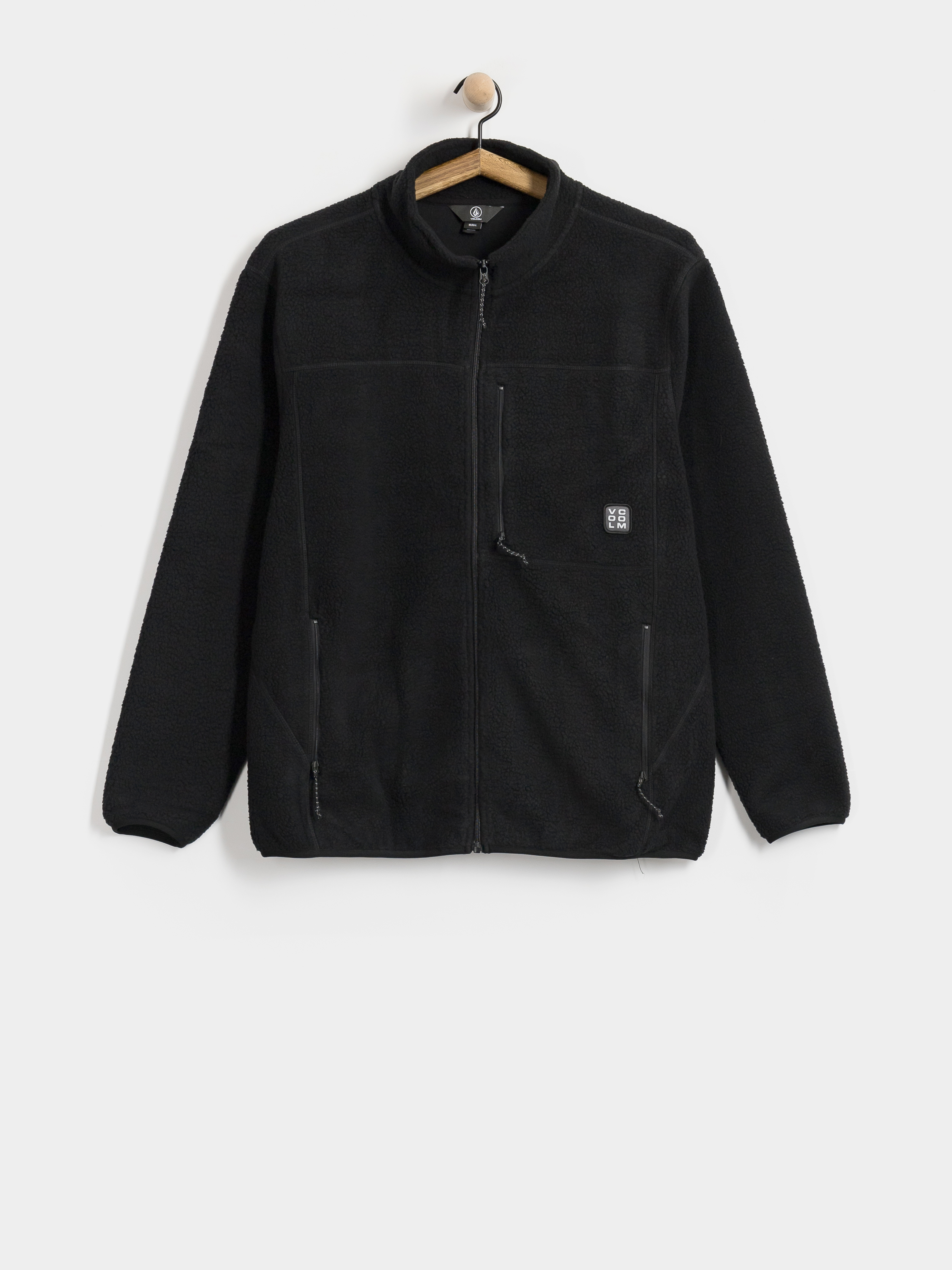 Mikina Volcom Nelson Sherpa Full Zip (black)