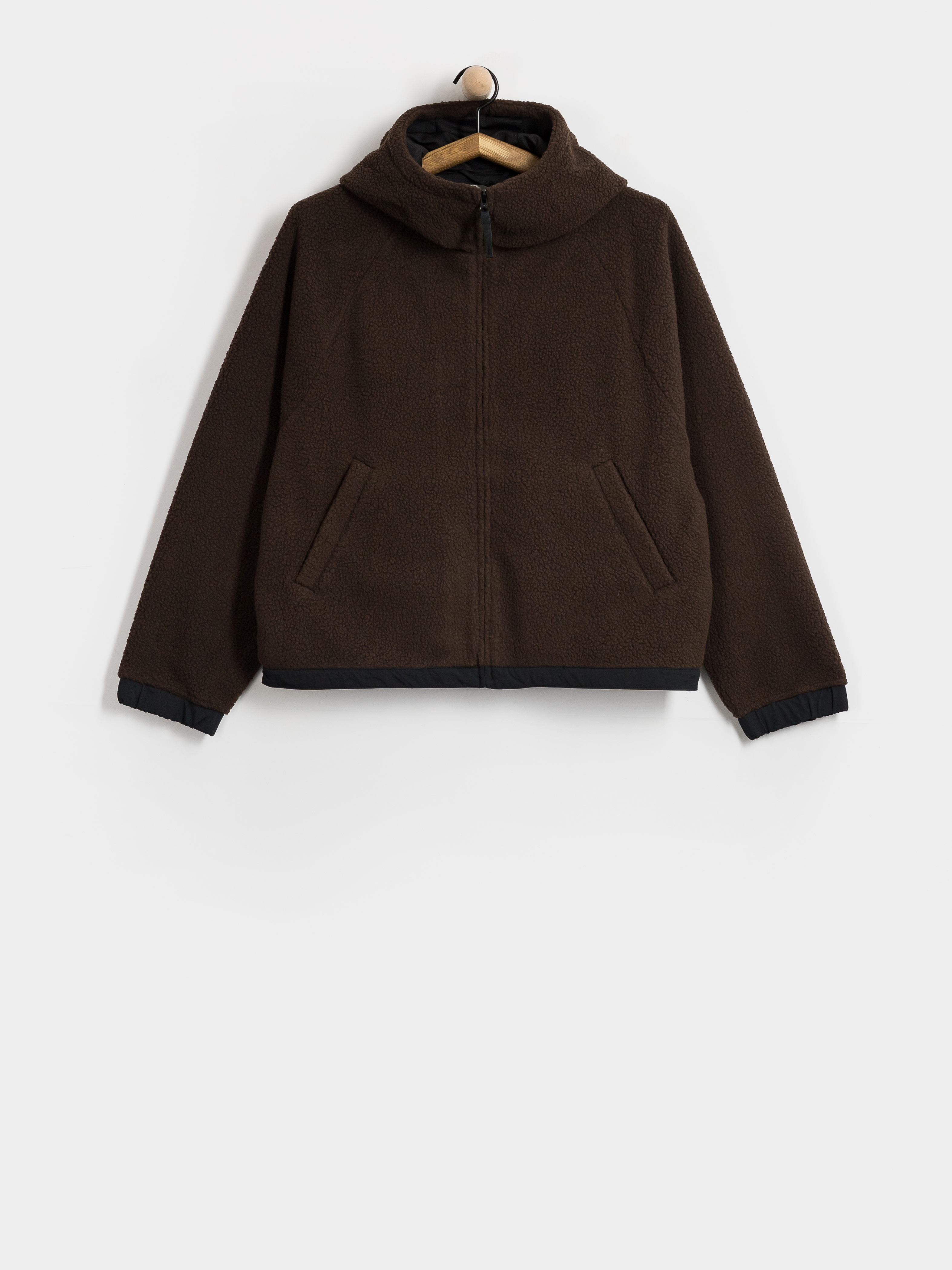 Flísová mikina Carhartt WIP Hooded Limn C Wmn (tobacco/brown)