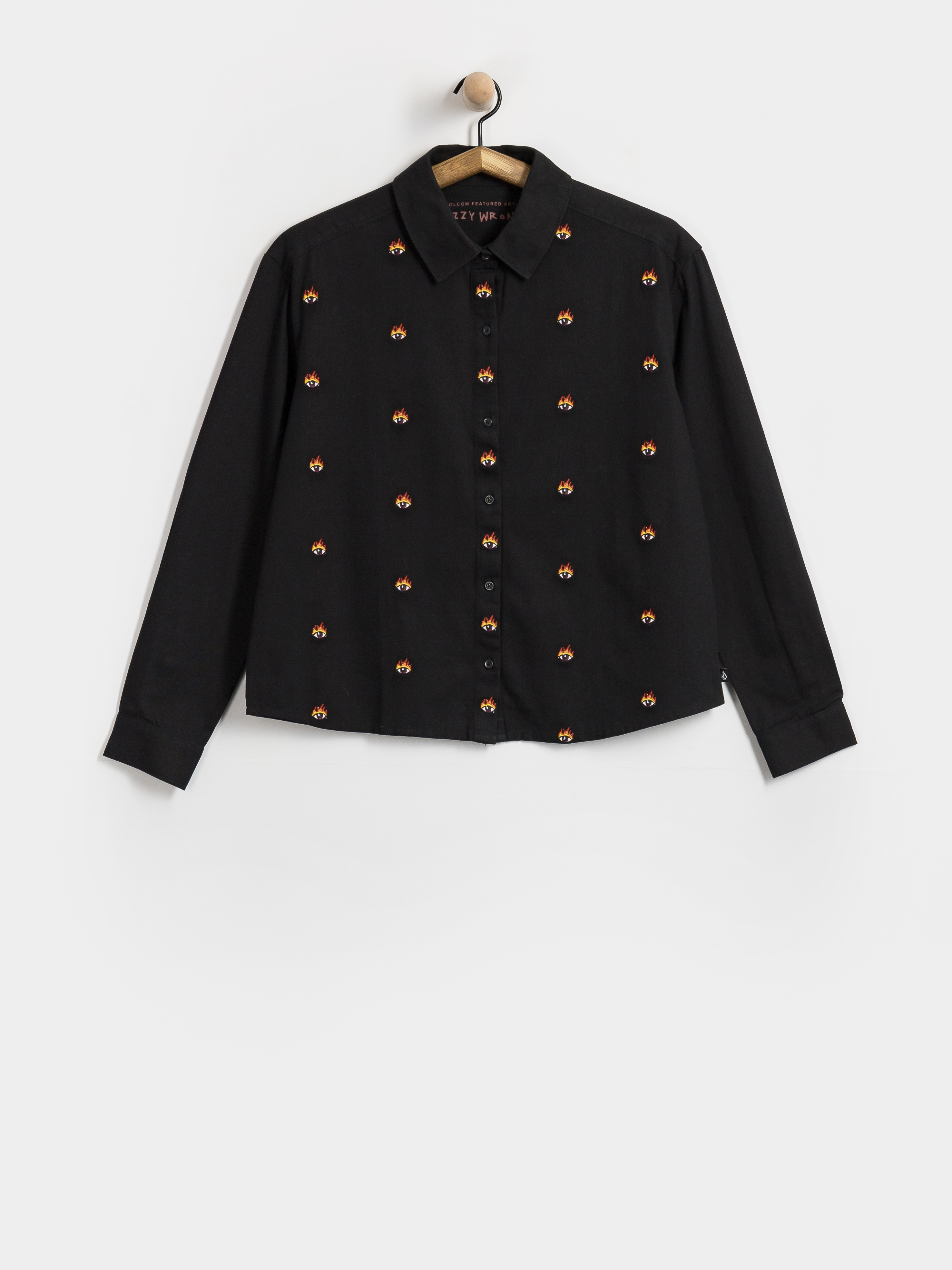 Košeľa Volcom Fa Ozzy Shirt Wmn (black)