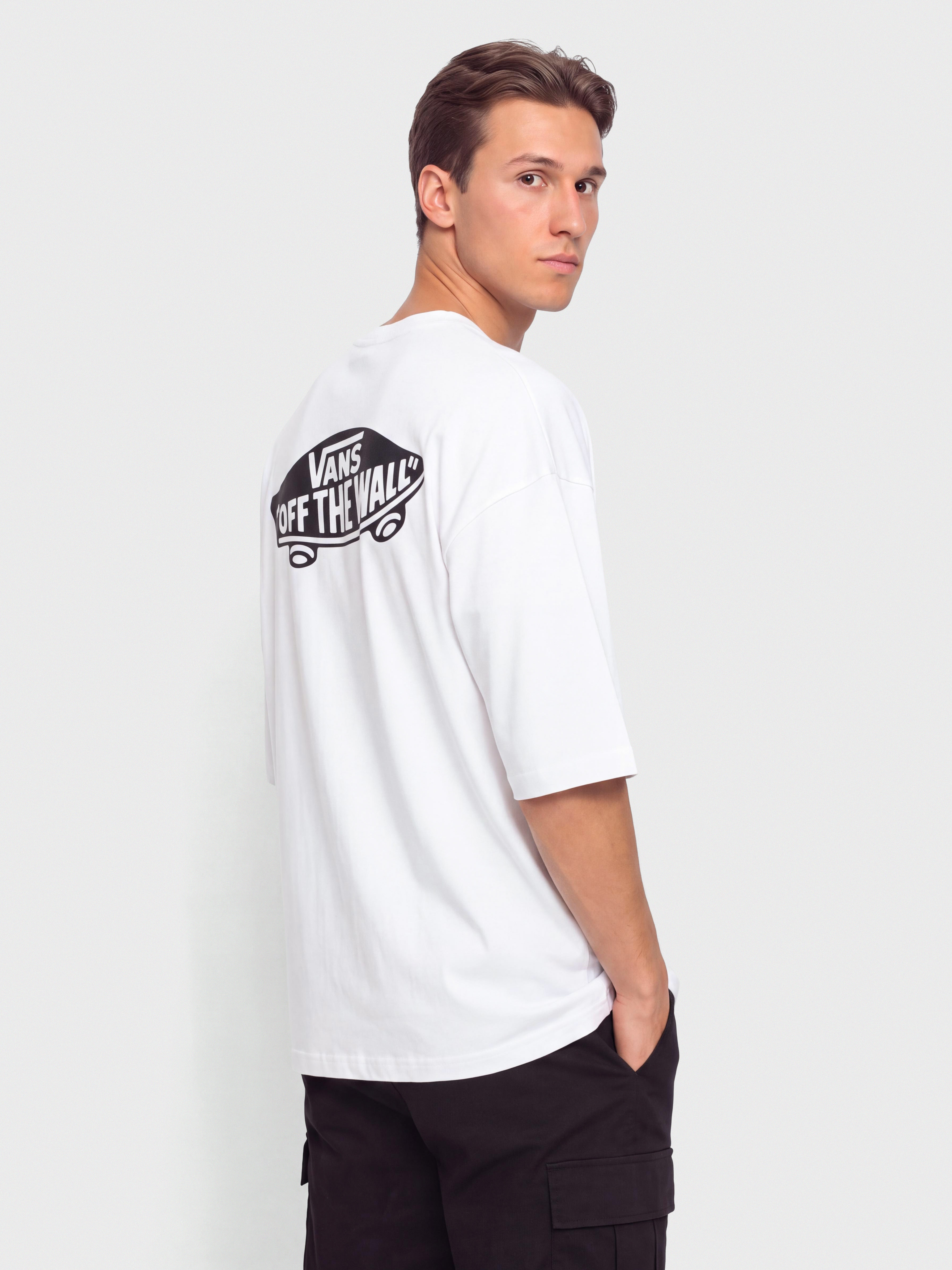 Tričko Vans Style 76 II Loose (white/black)