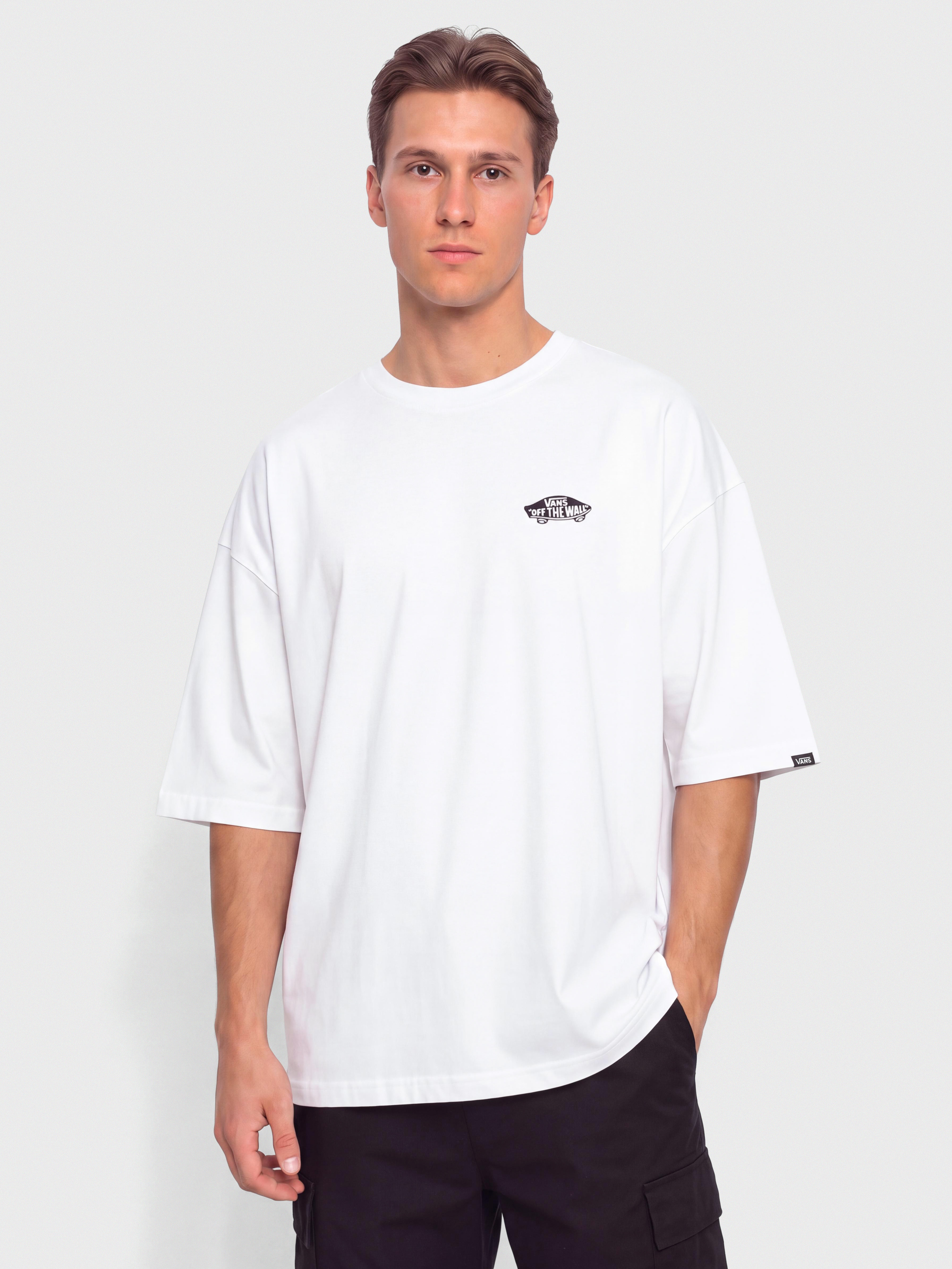 Tričko Vans Style 76 II Loose (white/black)