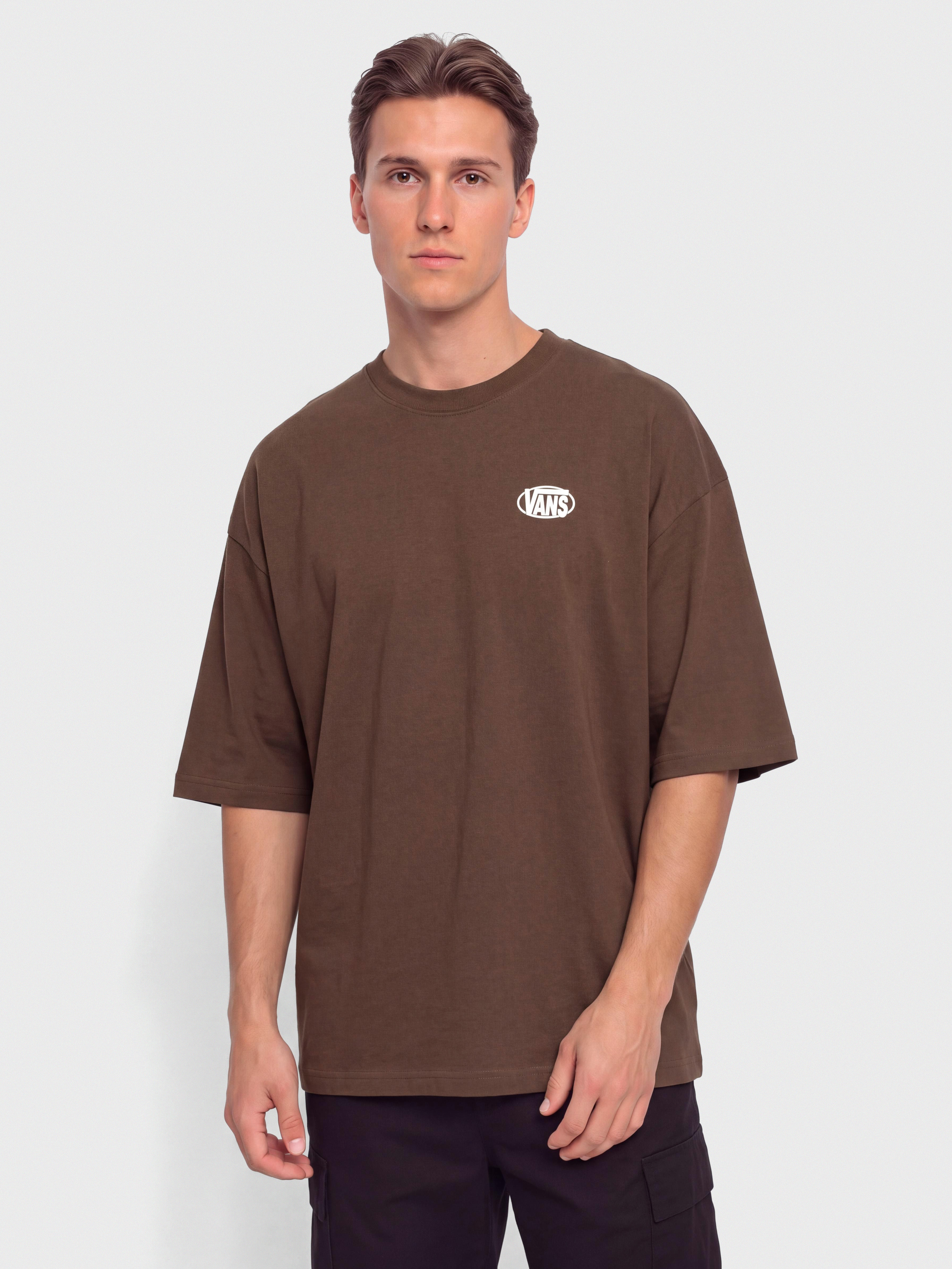 Tričko Vans Oval Logo Loose (vintage cocoa)