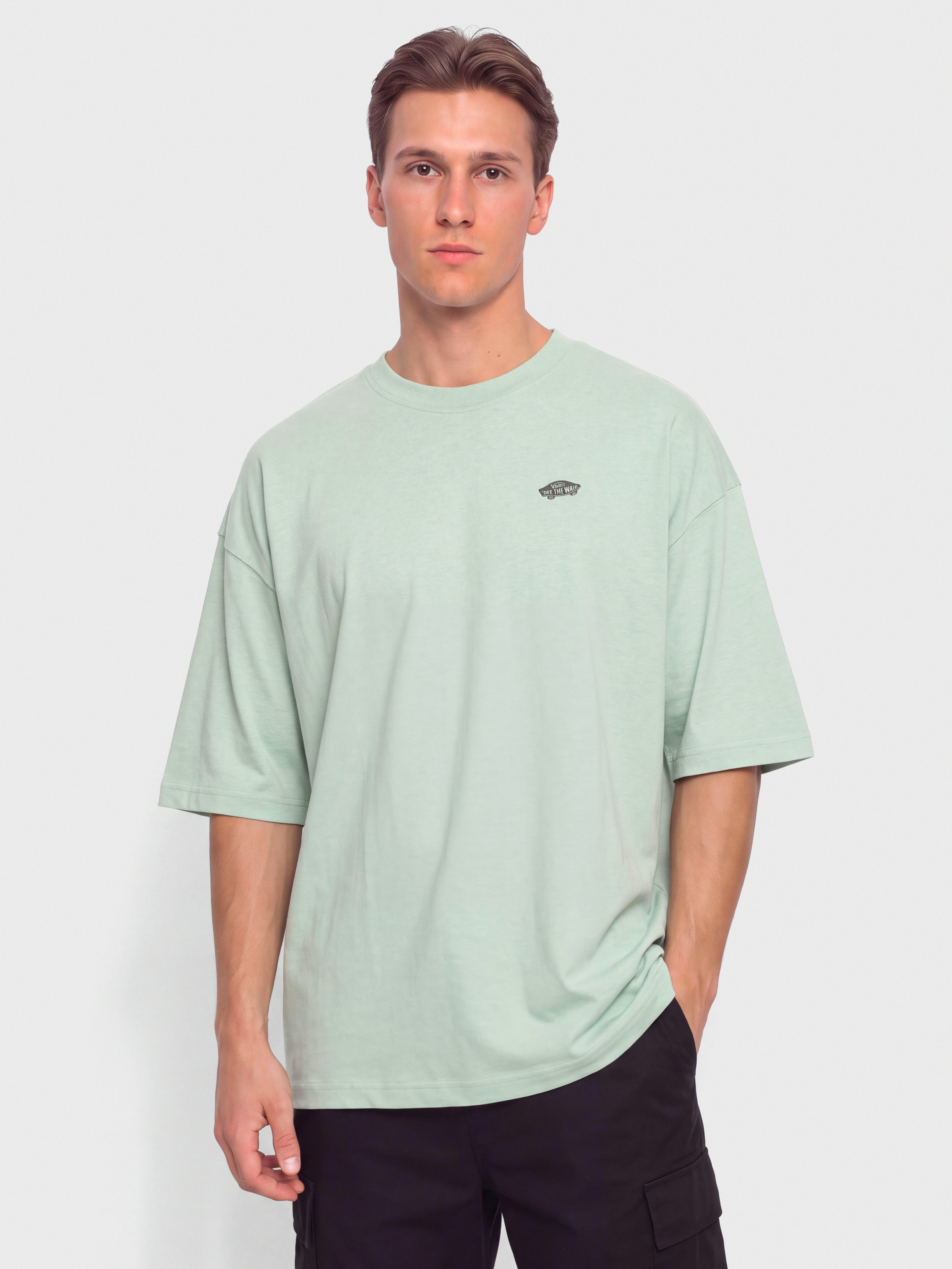 Tričko Vans Style 76 II Loose (gray olive)