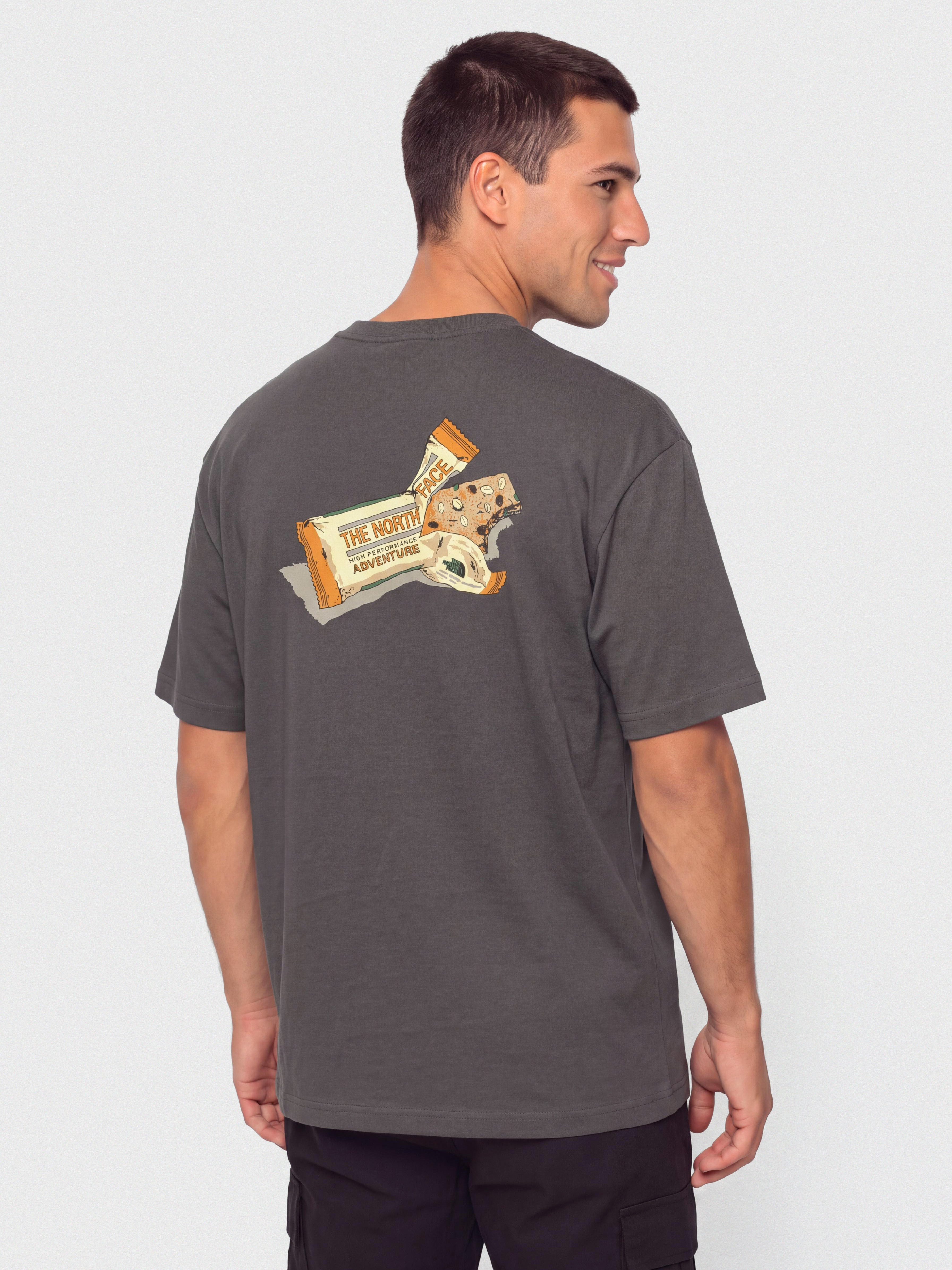 Tričko The North Face Tnf Snack Relaxed (anthracite grey)