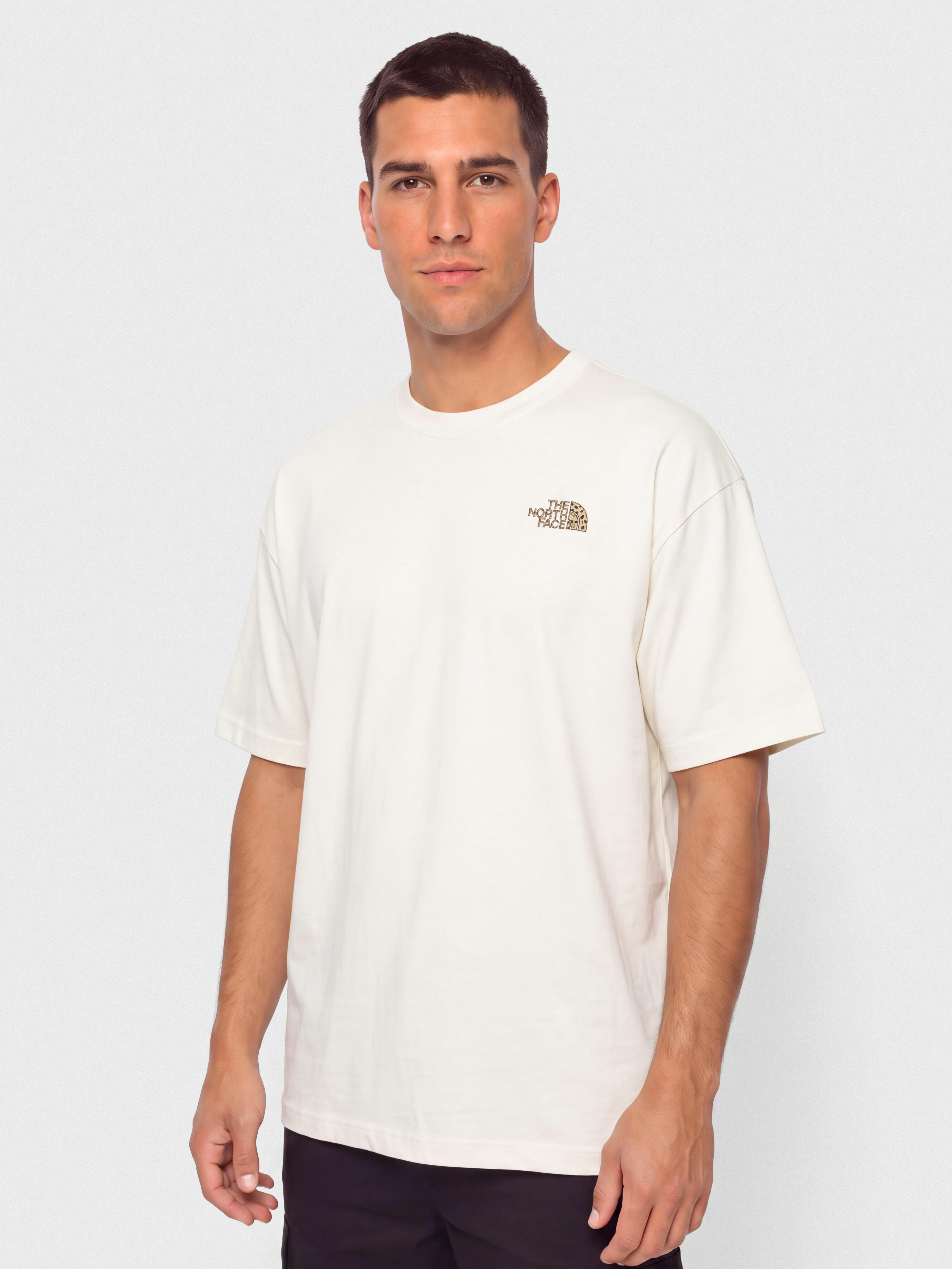 Tričko The North Face Tnf Snack Relaxed (white dune)