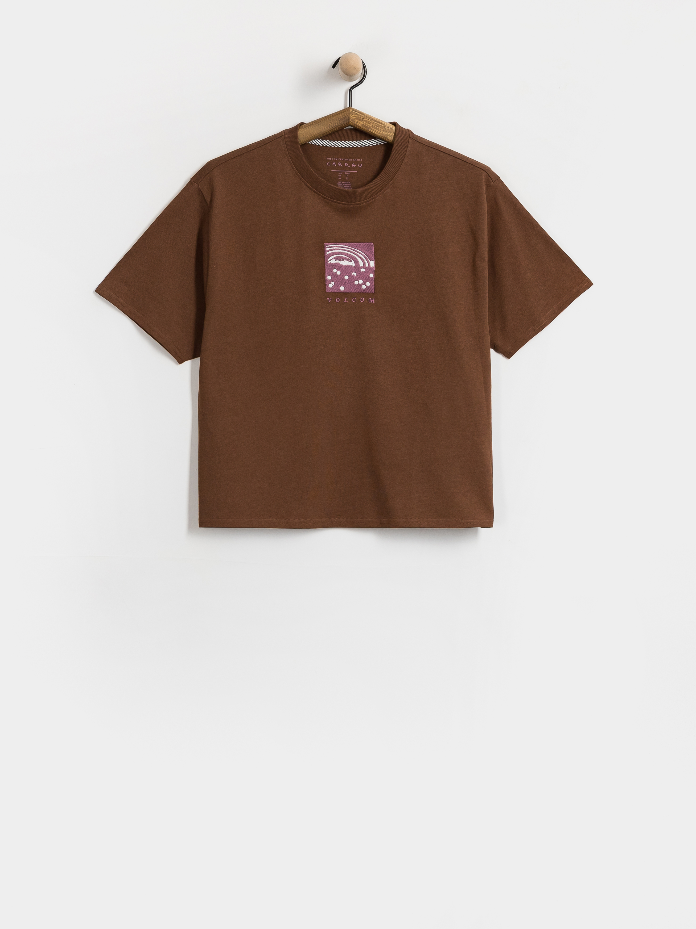 Tričko Volcom Fa Carrau 1 Wmn (tobacco brown)