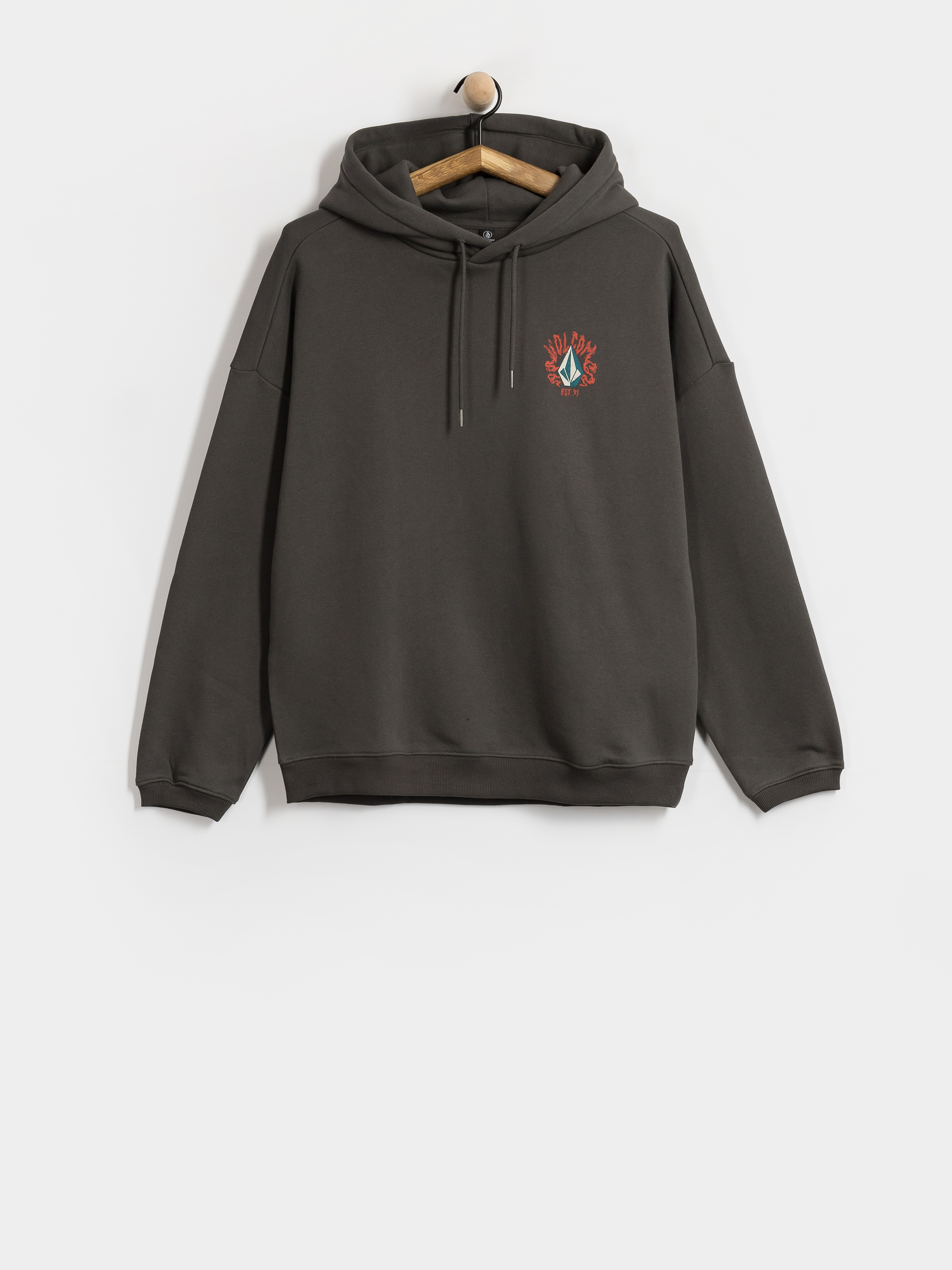 Mikina s kapucňou Volcom Radical Daze Up HD Wmn (black)
