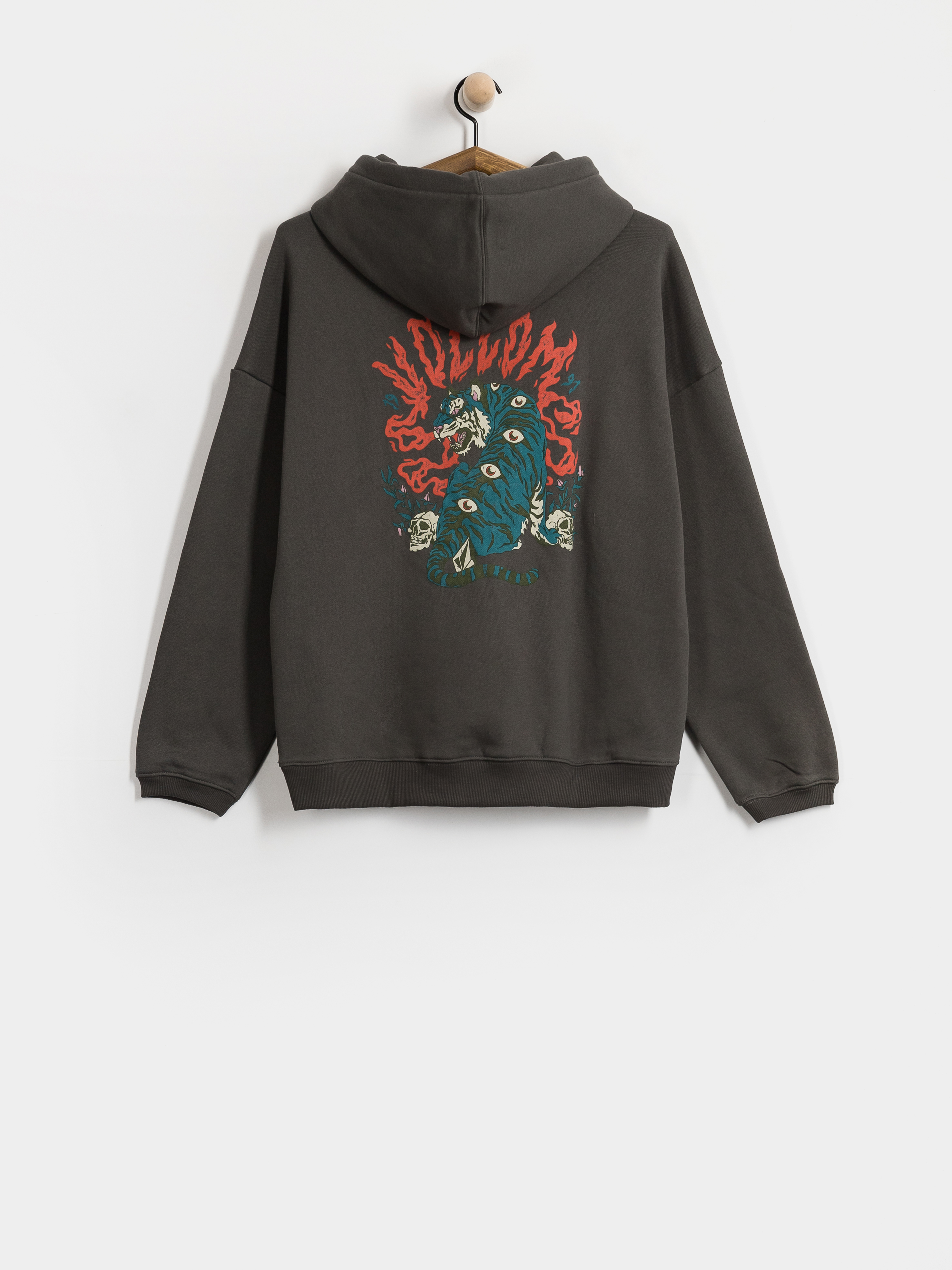 Mikina s kapucňou Volcom Radical Daze Up HD Wmn (black)