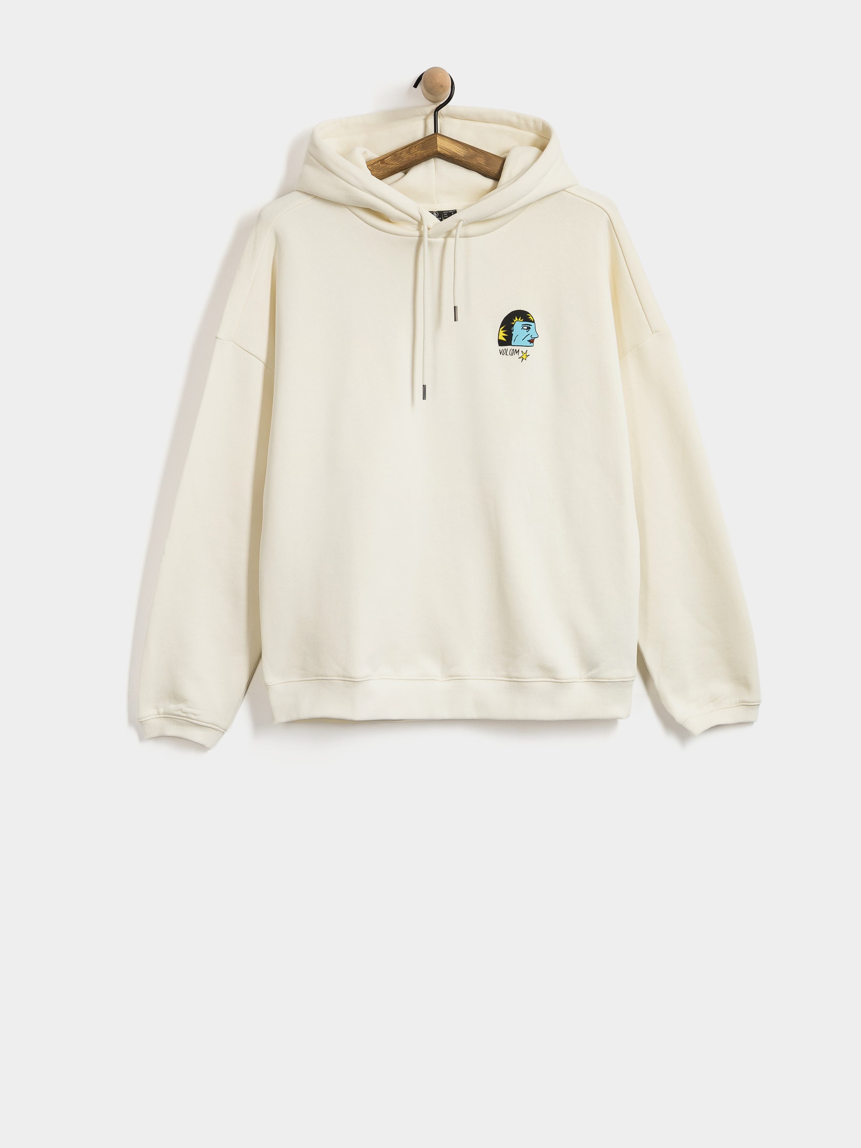 Mikina s kapucňou Volcom Radical Daze Up HD Wmn (off white)
