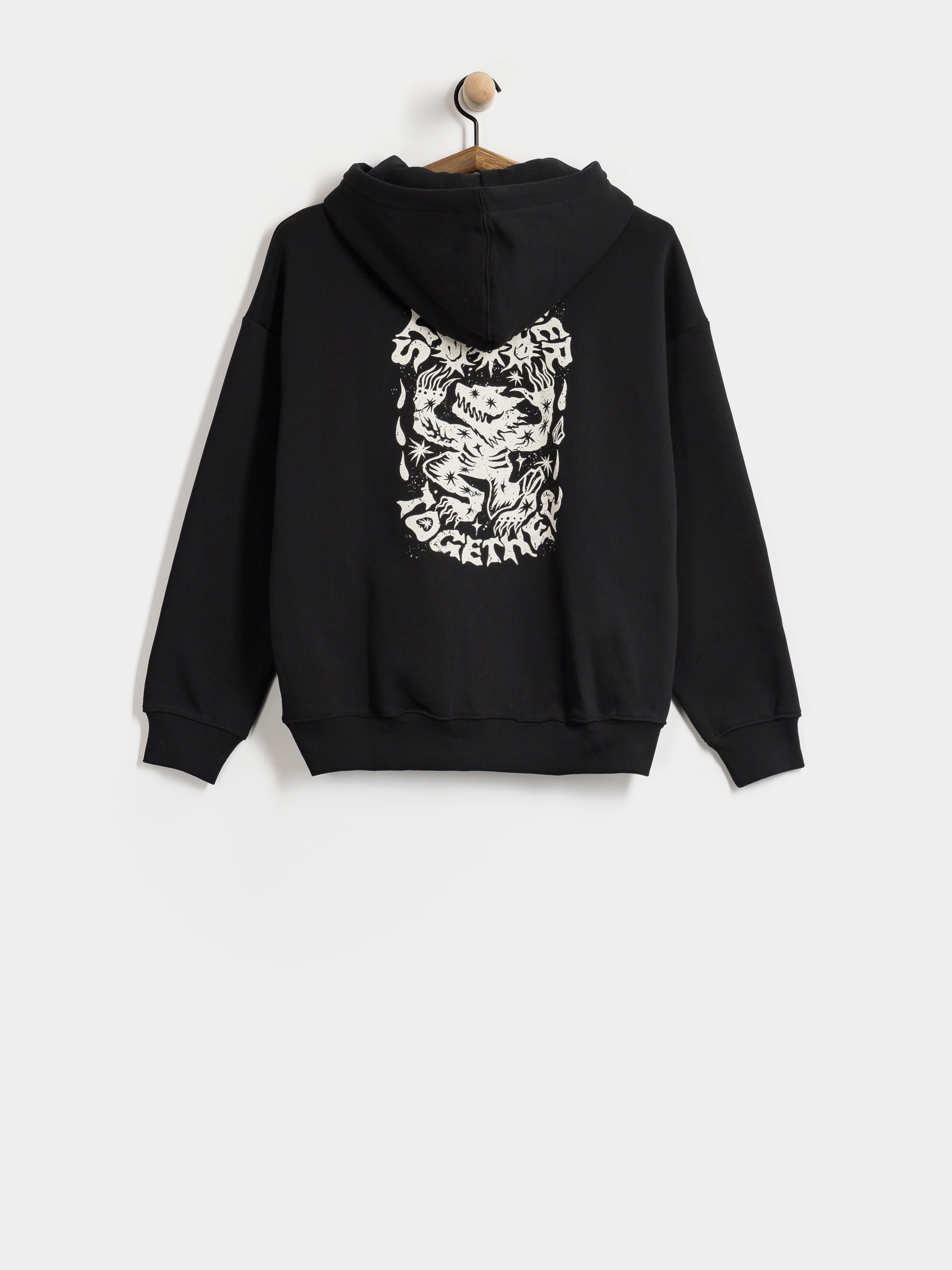 Mikina s kapucňou Volcom Moove On HD Wmn (vintage black)