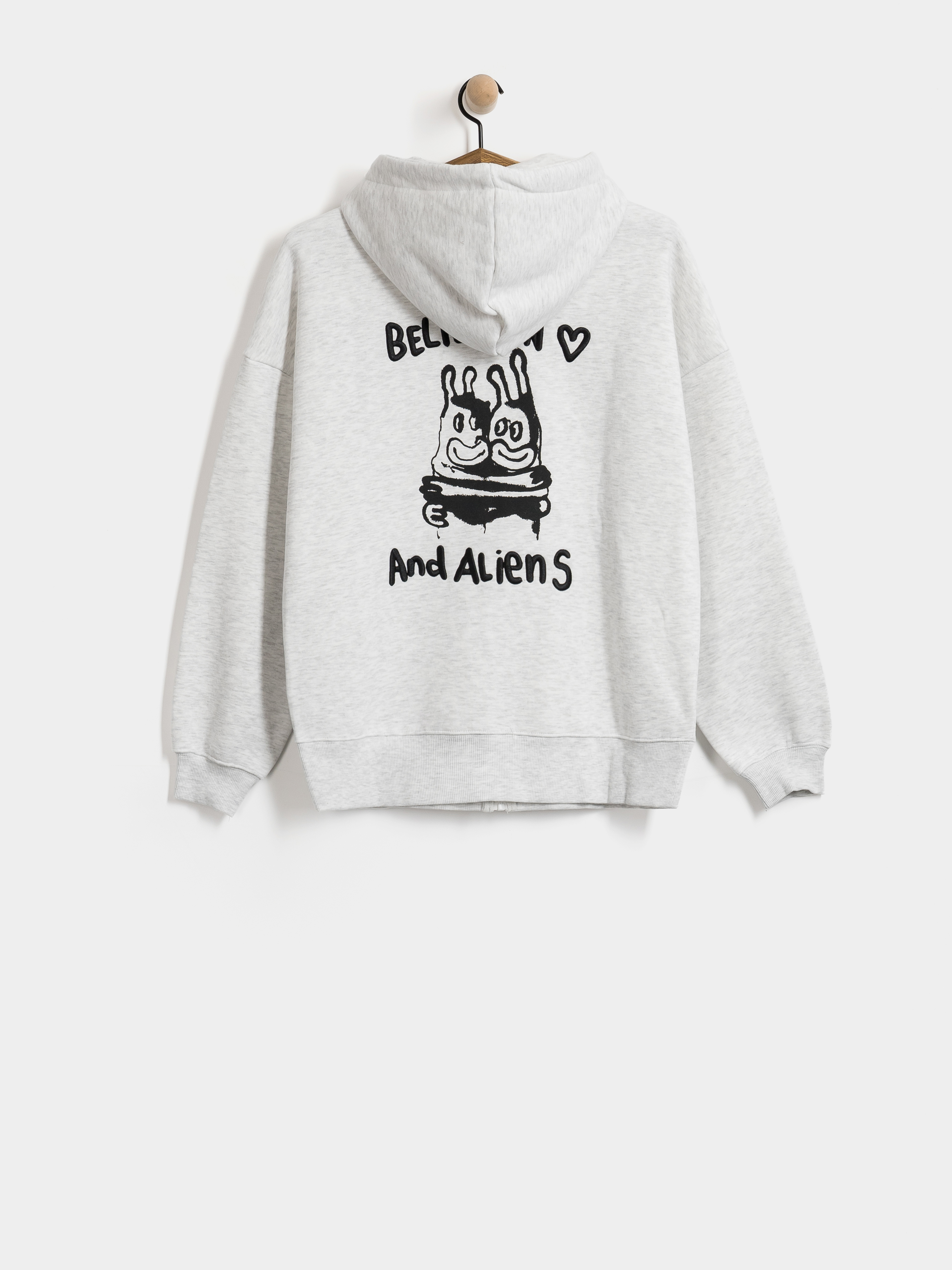 Mikina s kapucňou Volcom Fa Ozzy ZHD Wmn (bone heather)
