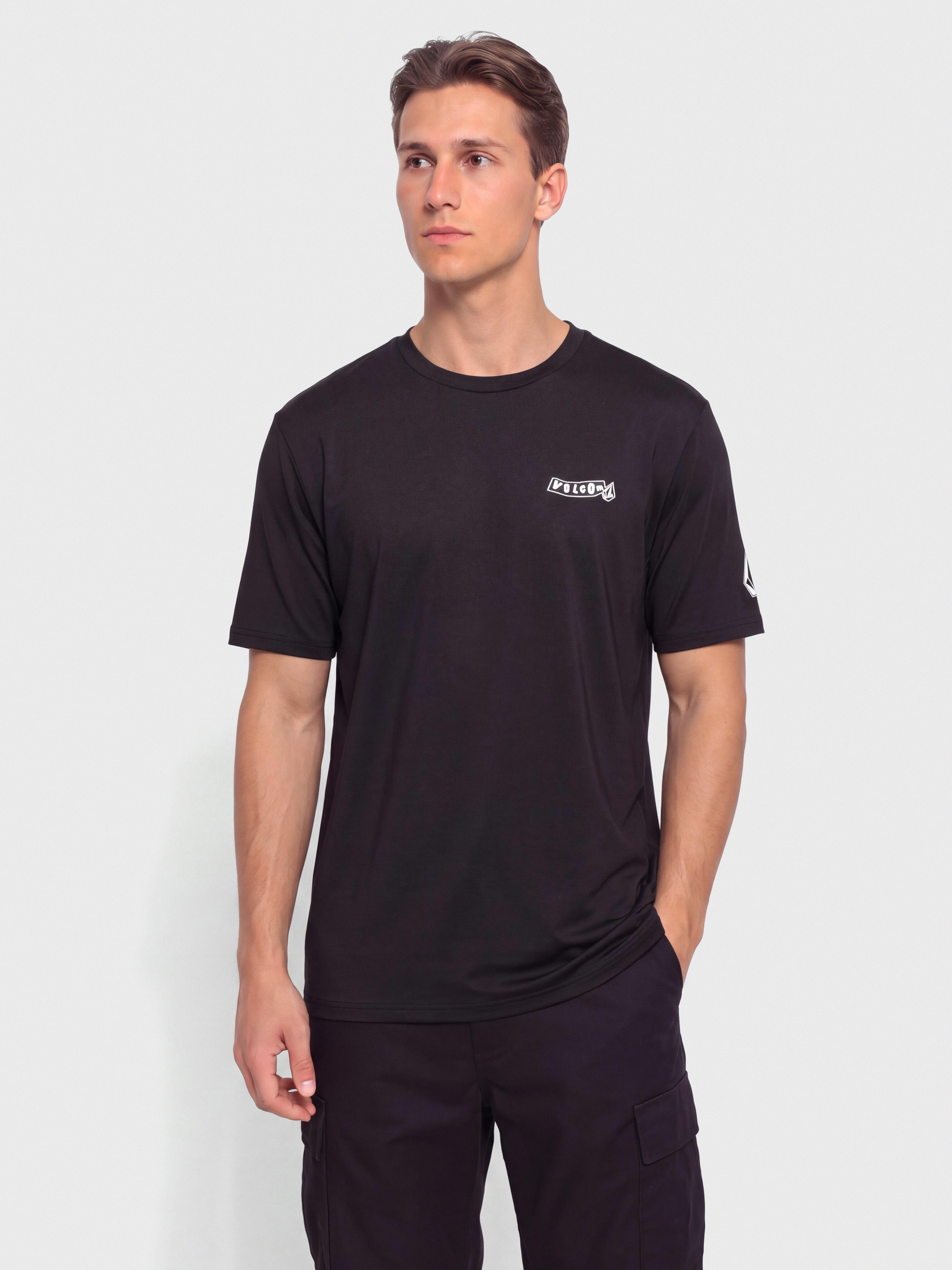 Tričko Volcom Pistol Surf Lycra (black)