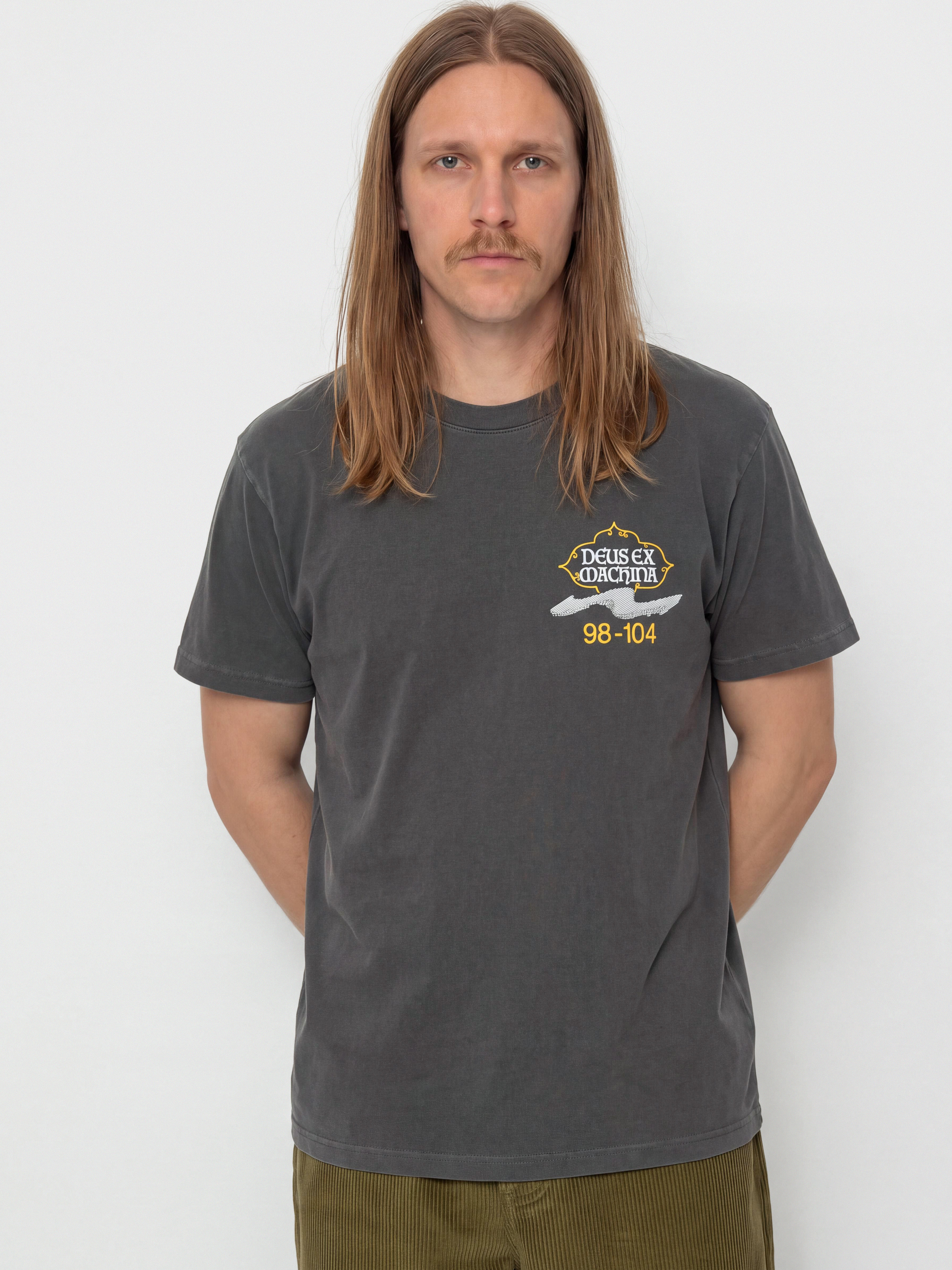 Tričko Deus Ex Machina Easy Peacey (anthracite grey)