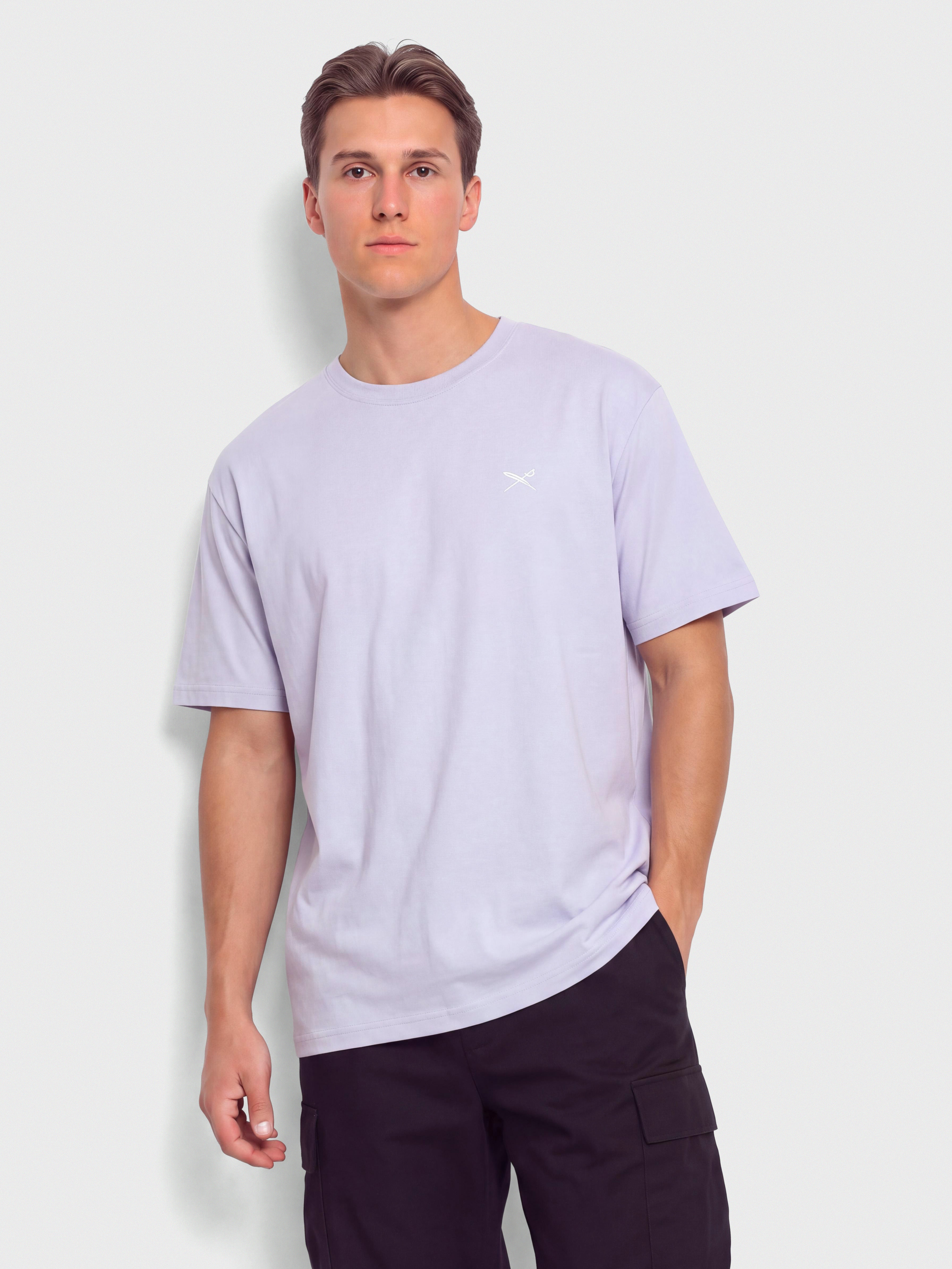Tričko Iriedaily Mini Flag Relaxed (light lilac)