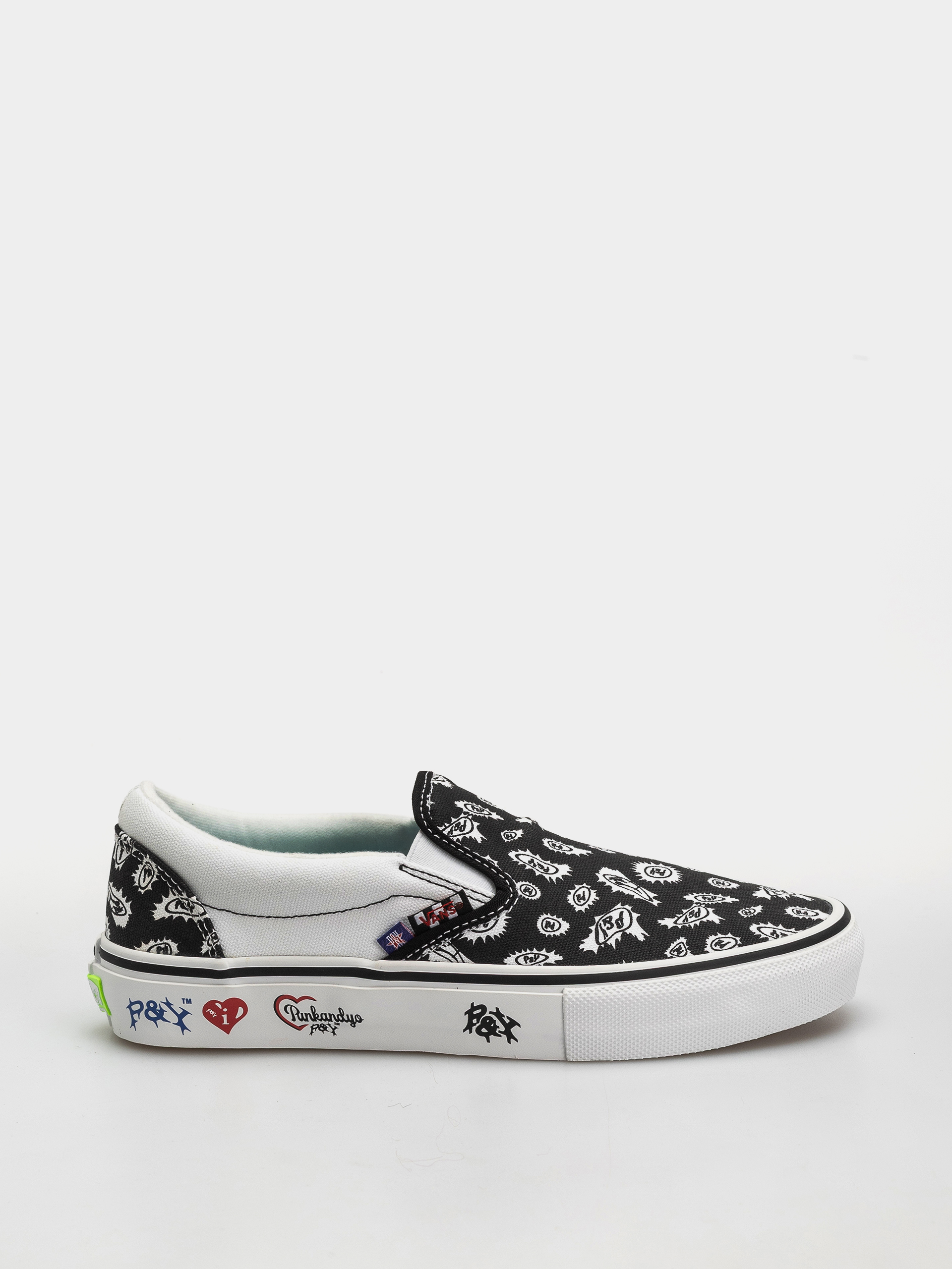 Topánky Vans Skate Slip On Punk&Yo (black/white)