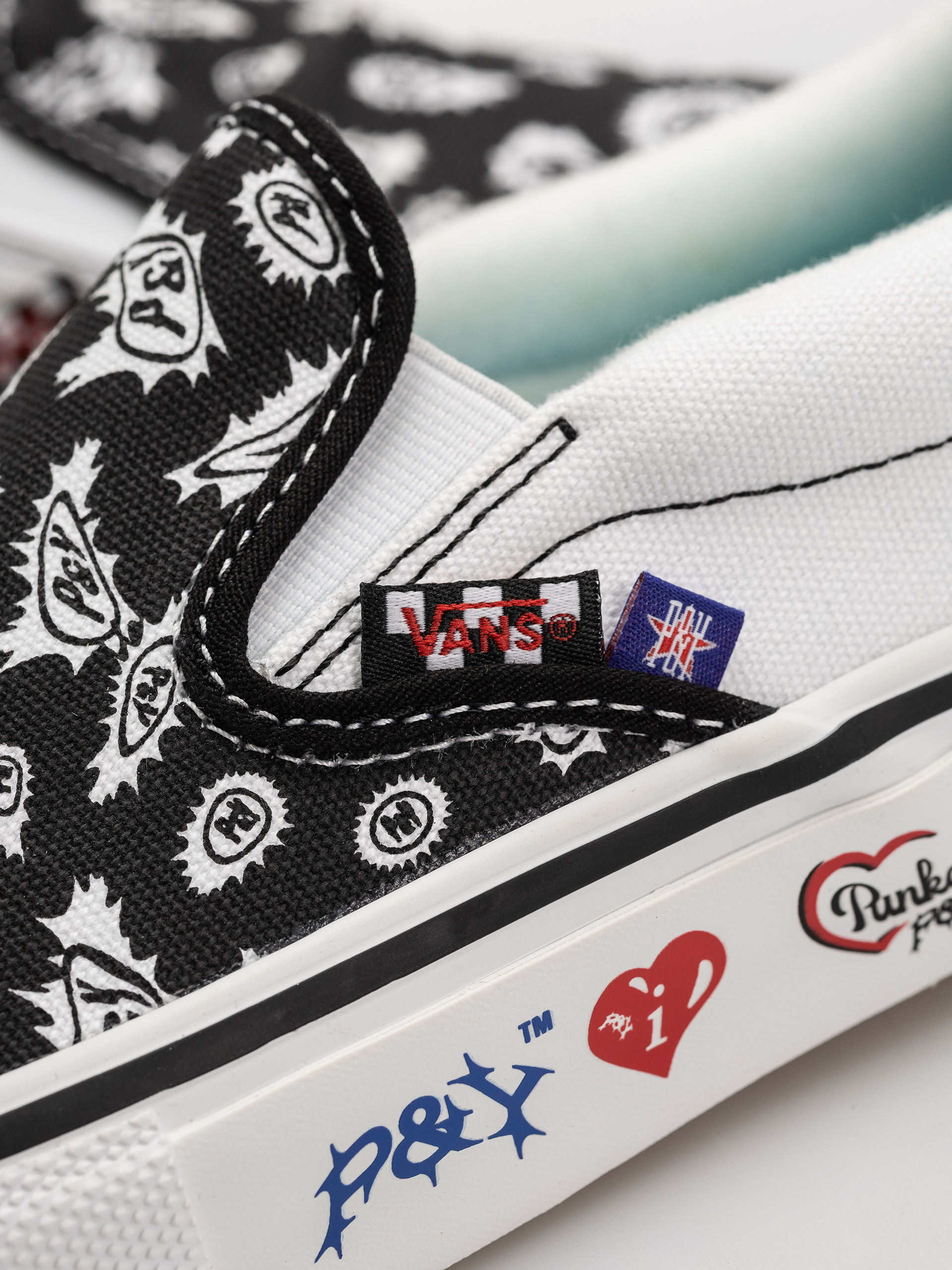 Topánky Vans Skate Slip On Punk&Yo (black/white)
