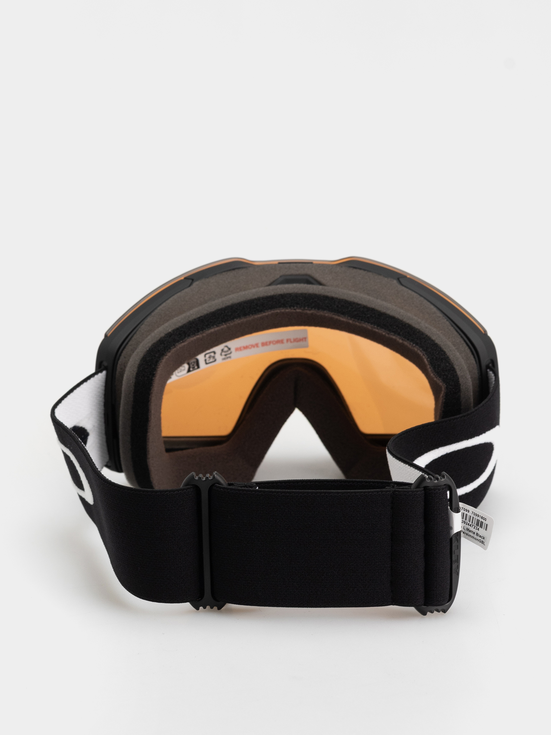 Snowboardové okuliare Oakley Fall Line L (matte black/prizm persimmon)