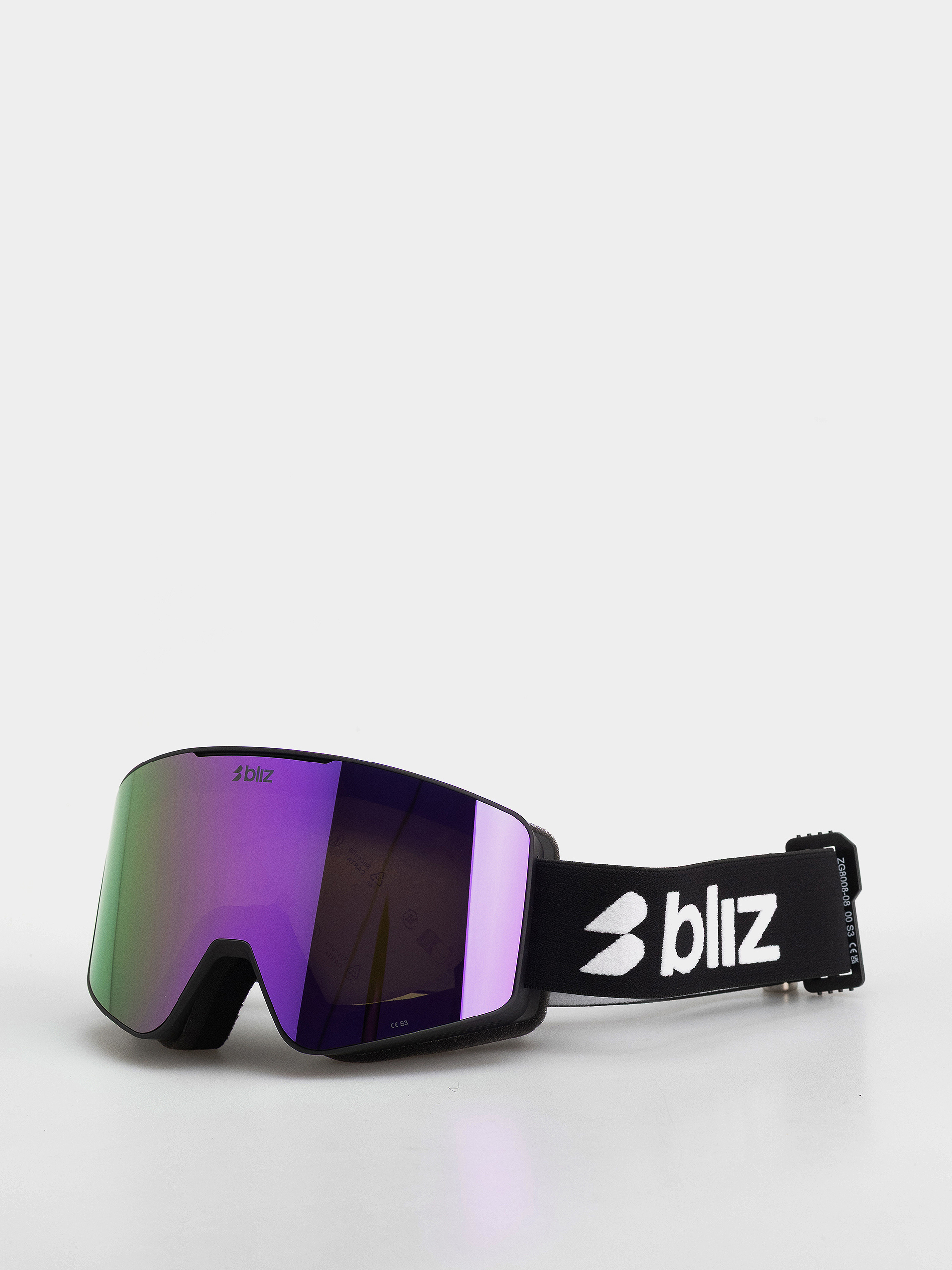 Snowboardové okuliare Bliz G001 (matte black/brown w purple multi)