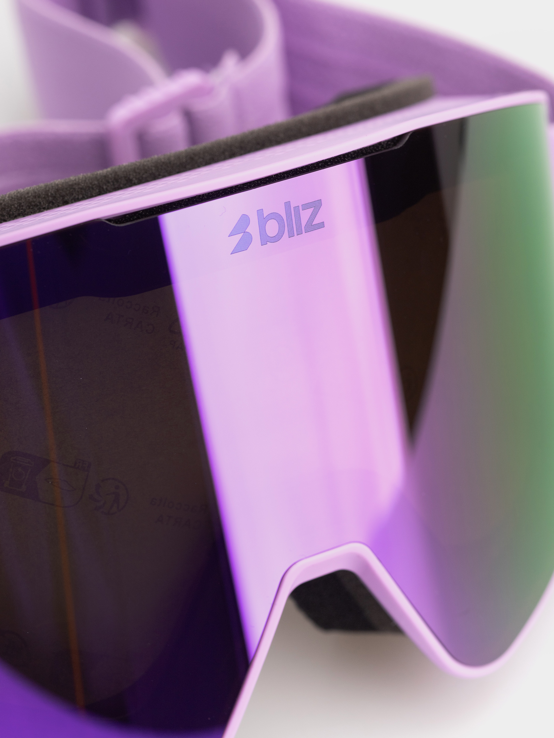 Snowboardové okuliare Bliz G001S (matte purple/brown w purple multi)