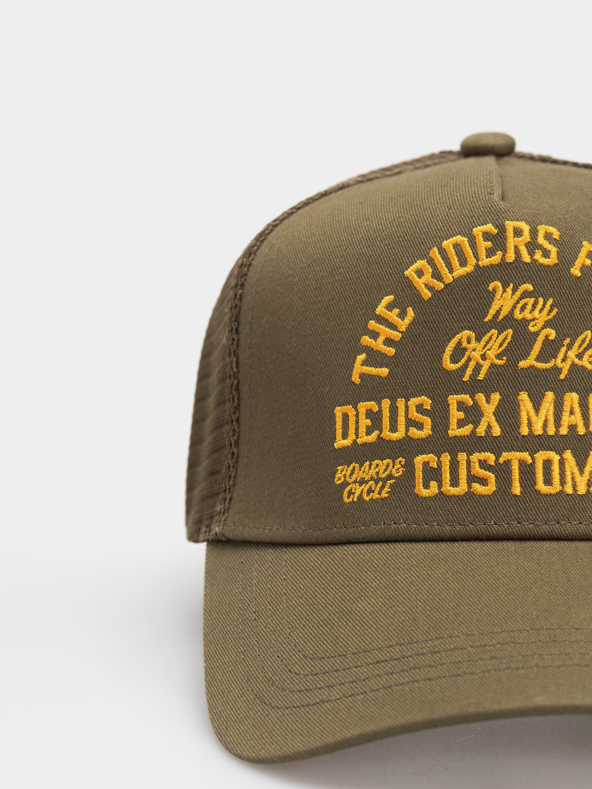 Šiltovka Deus Ex Machina Shook Ones Trucker (olive green)