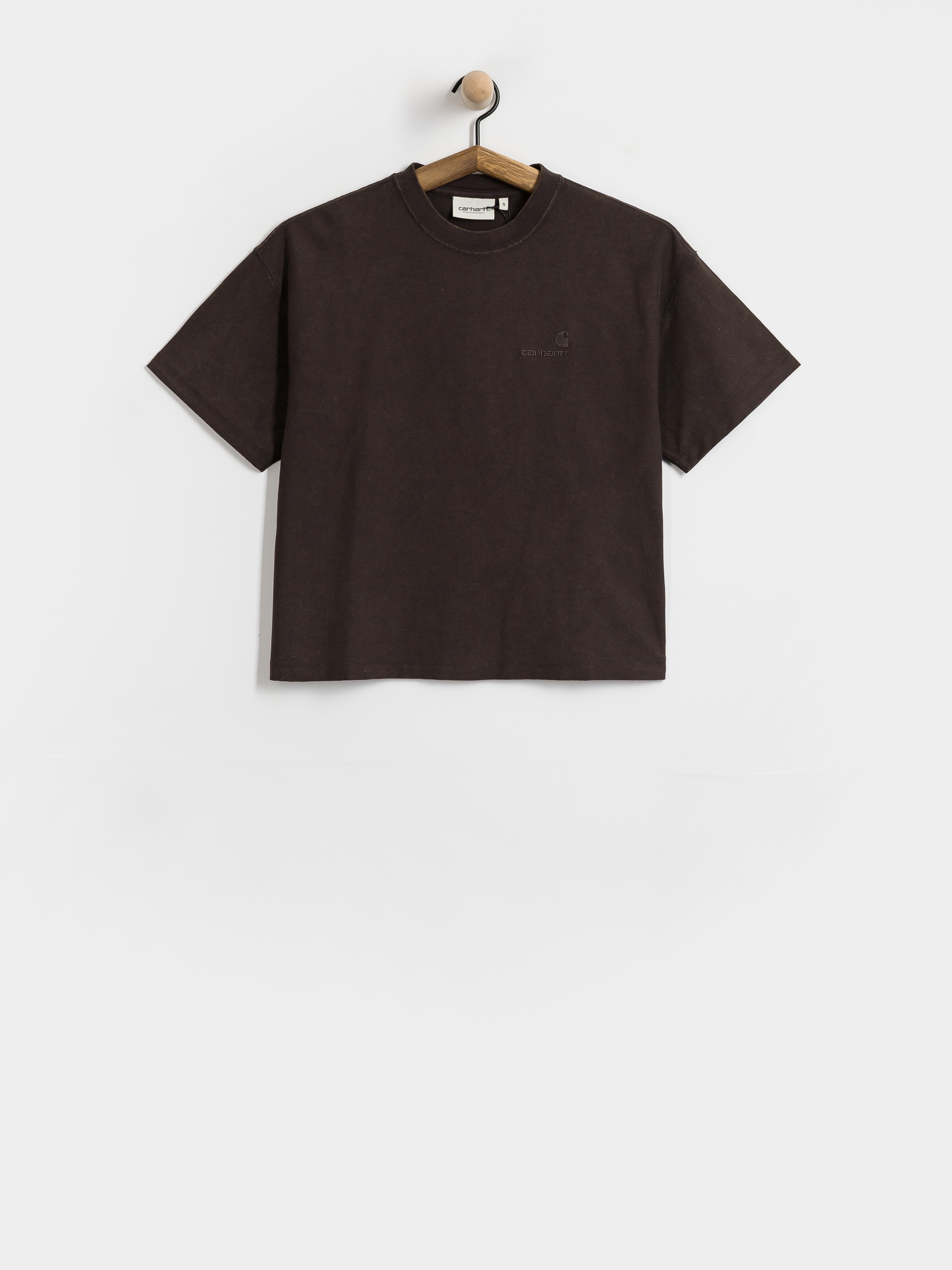 Tričko Carhartt WIP Lambert Wmn (tobacco/moon wash)