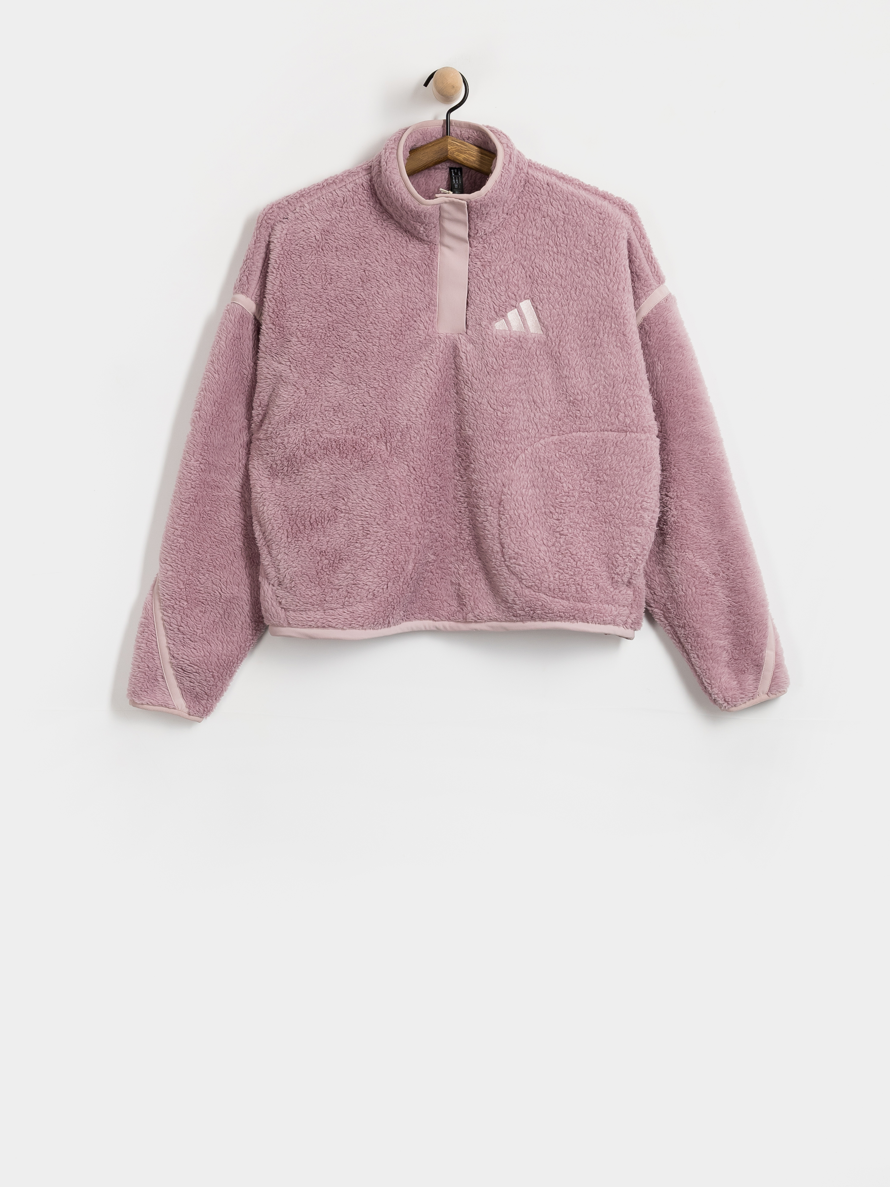 Flísová mikina adidas Mt Ess Hp Wmn (magmau)