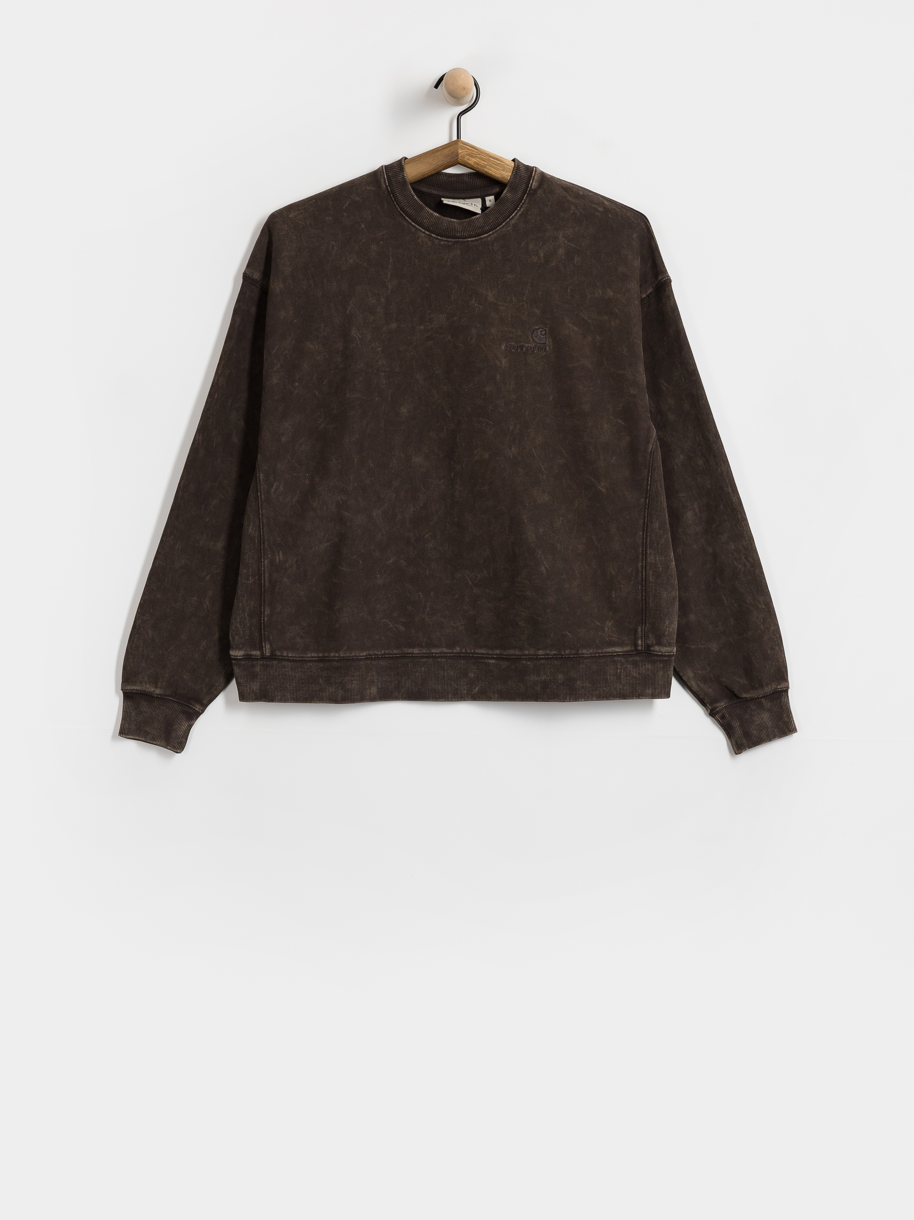 Mikina Carhartt WIP Lambert Wmn (tobacco/moon wash)