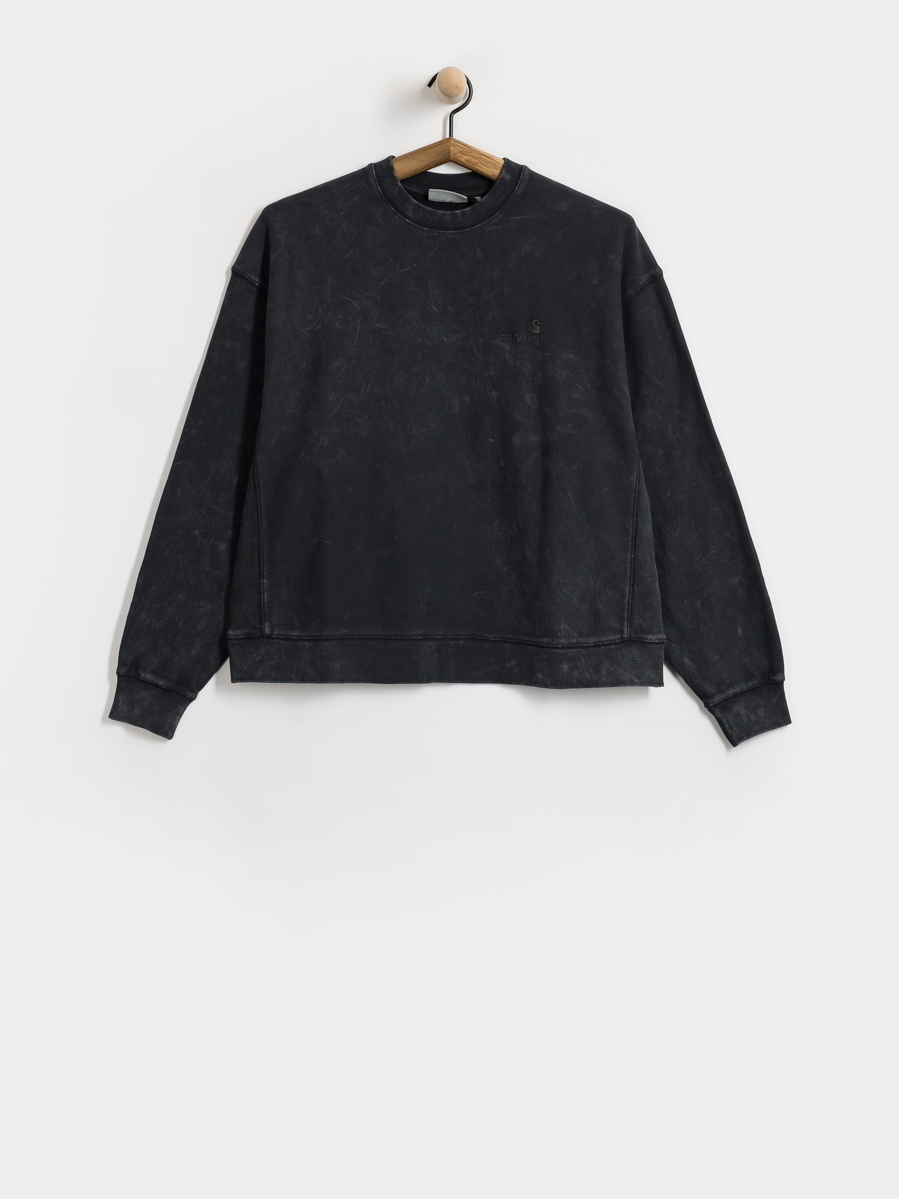 Mikina Carhartt WIP Lambert Wmn (black/moon wash)