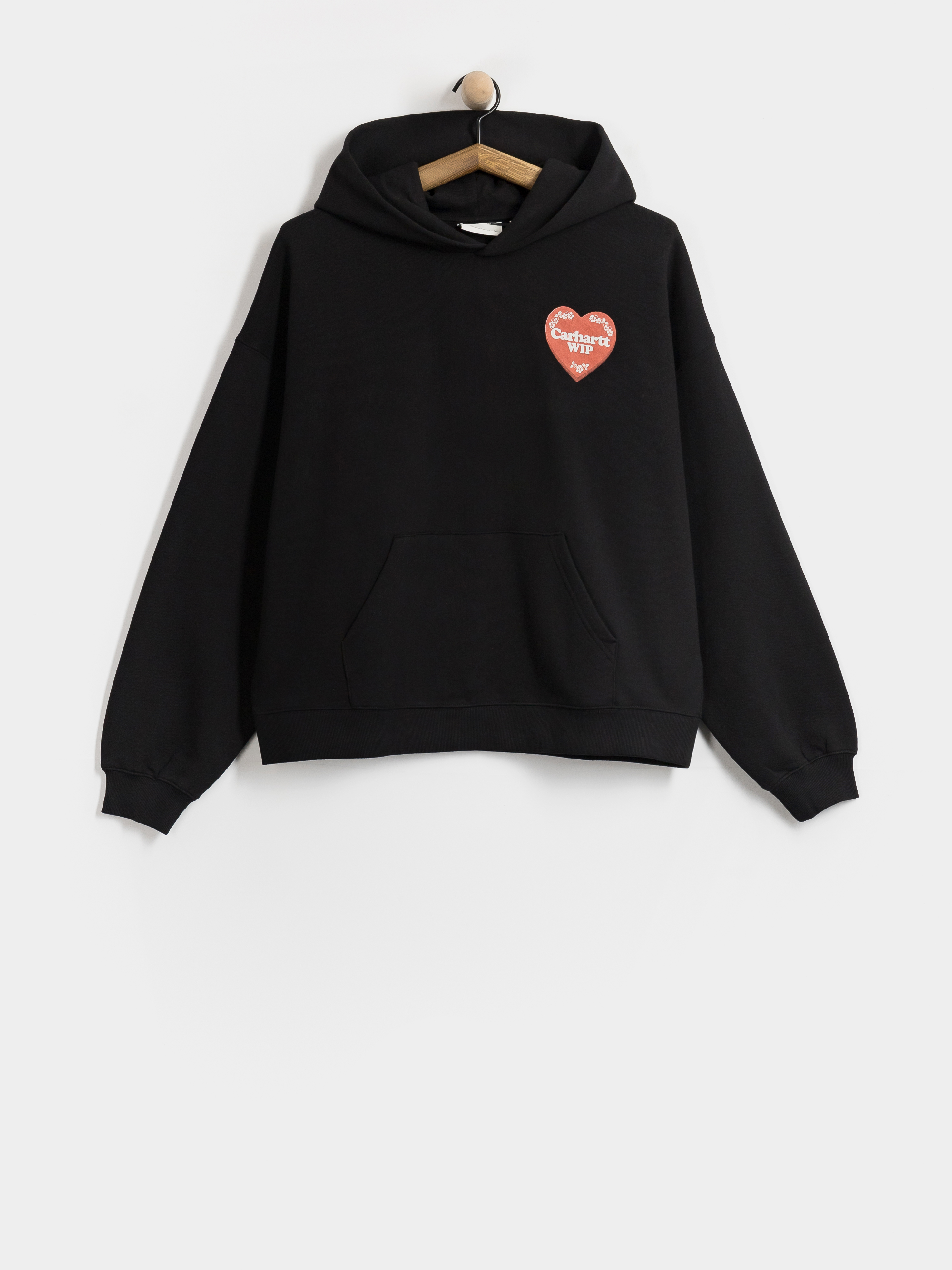 Mikina s kapucňou Carhartt WIP Hartt Case HD Wmn (black)