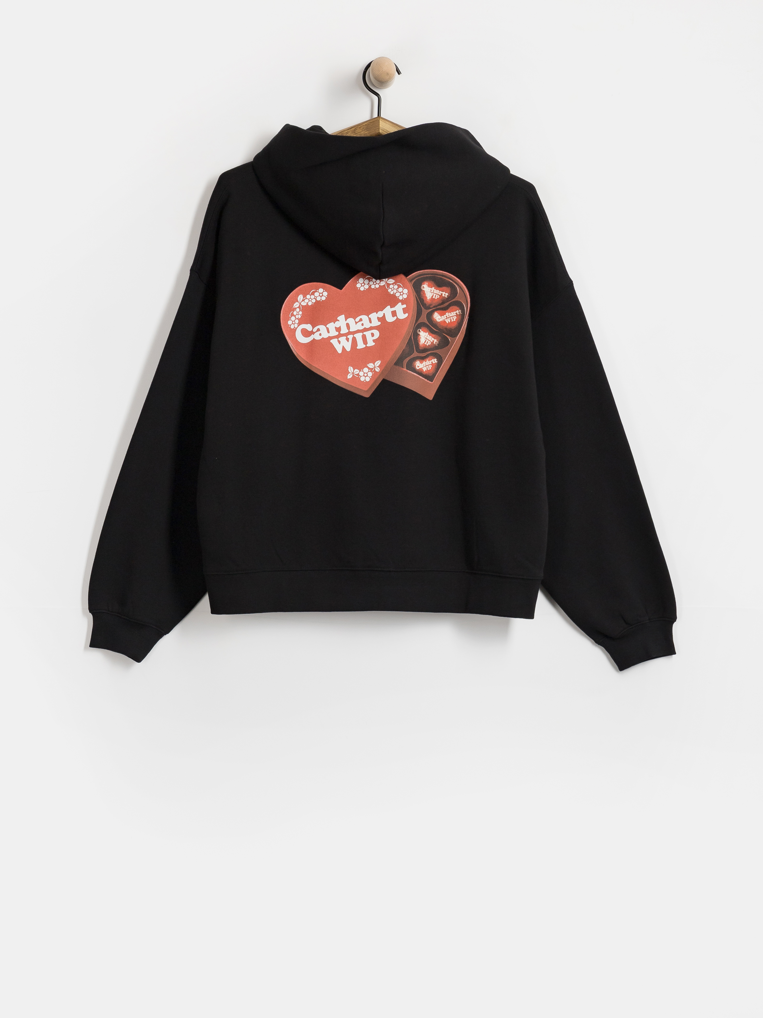 Mikina s kapucňou Carhartt WIP Hartt Case HD Wmn (black)