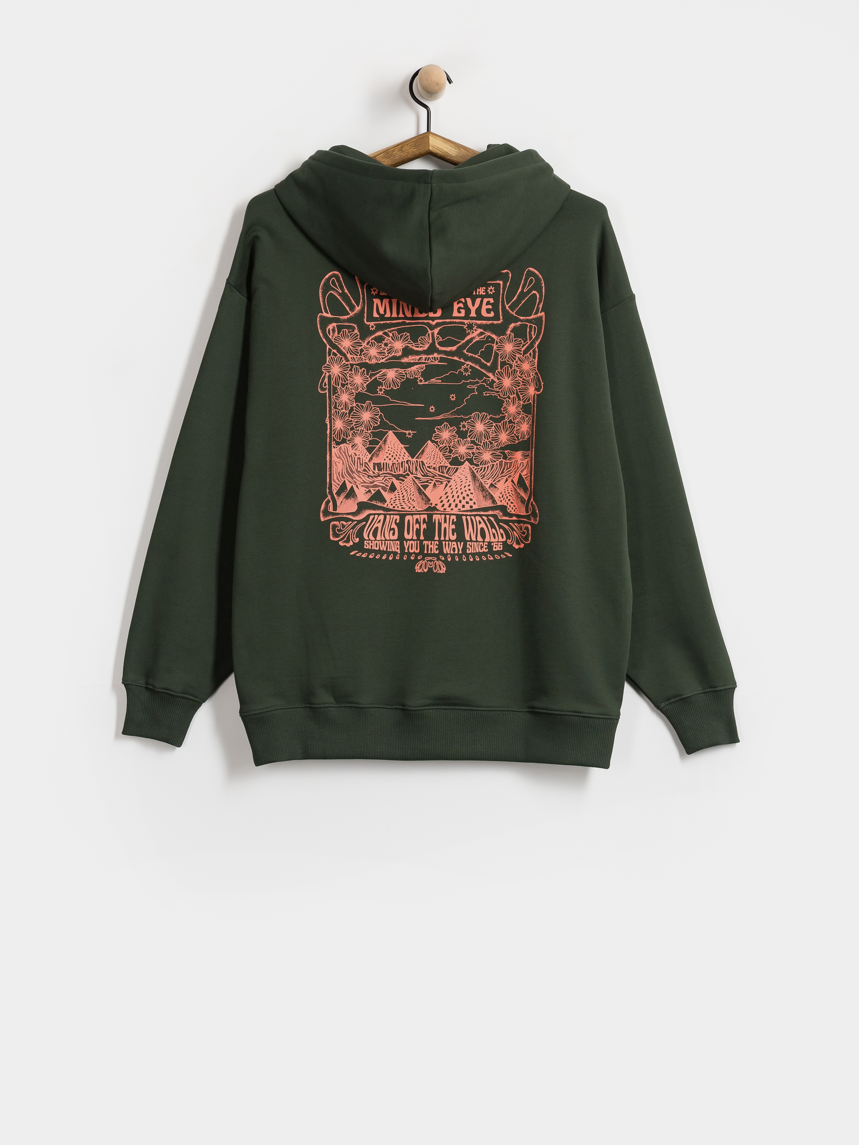 Mikina s kapucňou Vans Minds Eye Os HD Wmn (oil green)