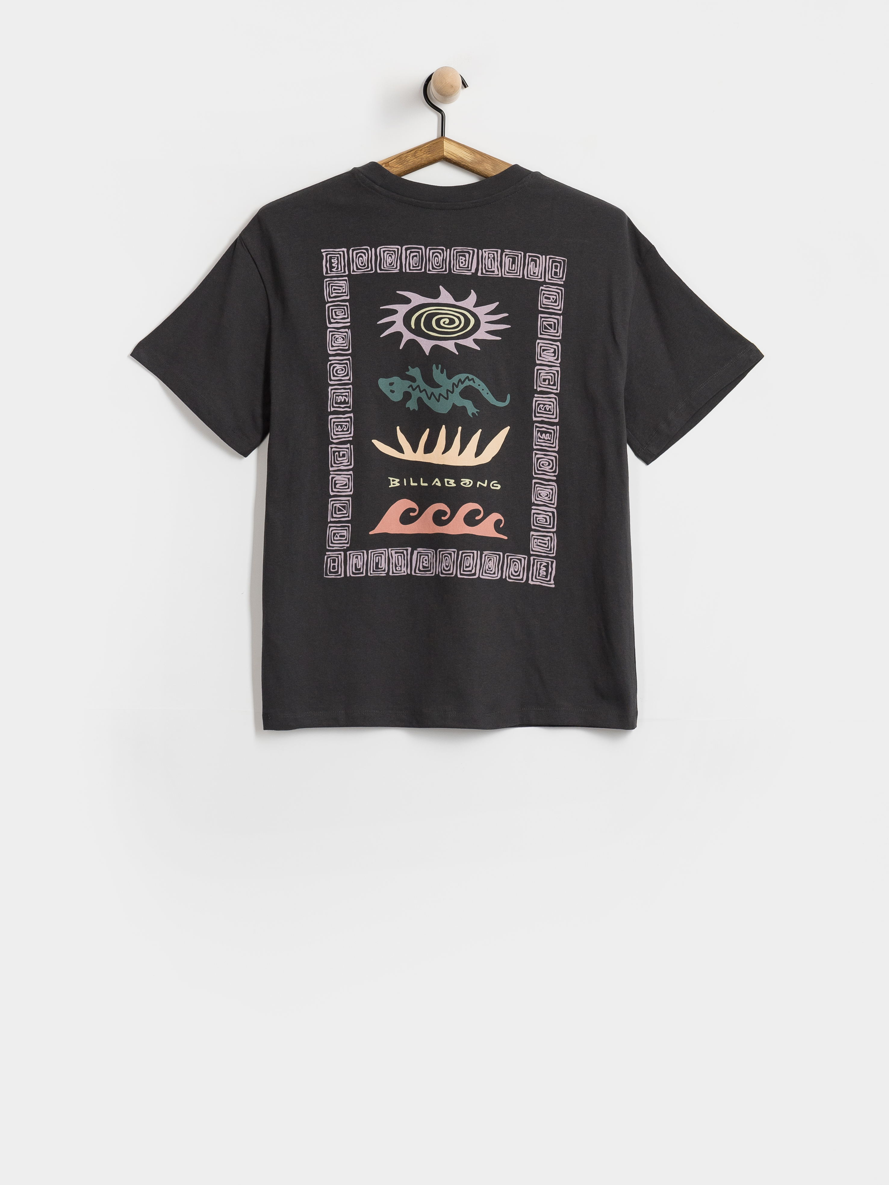 Tričko Billabong Adiv Edgy Tom Boy Wmn (black sands)