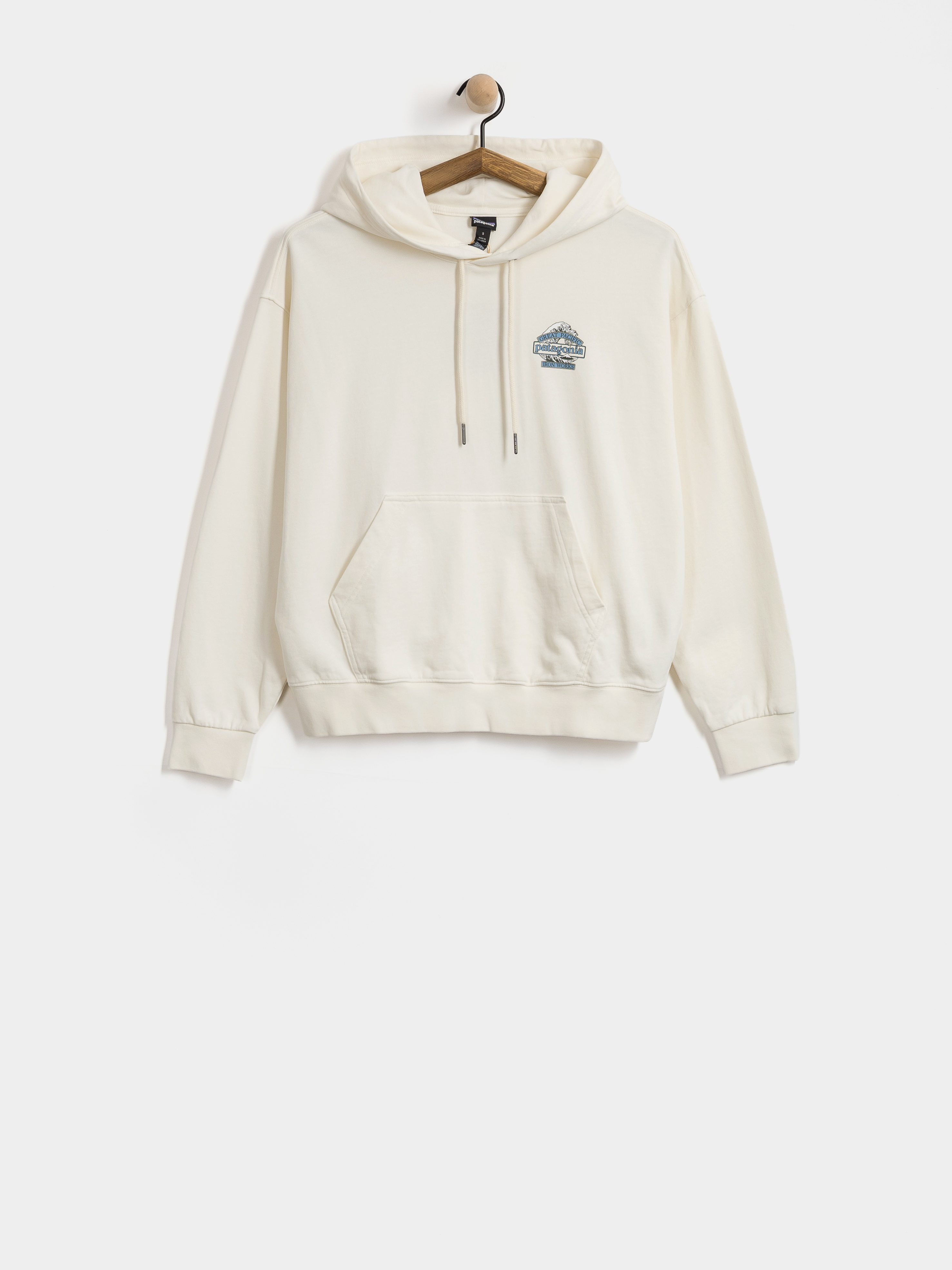 Mikina s kapucňou Patagonia Great Waves Daily HD Wmn (wool white)