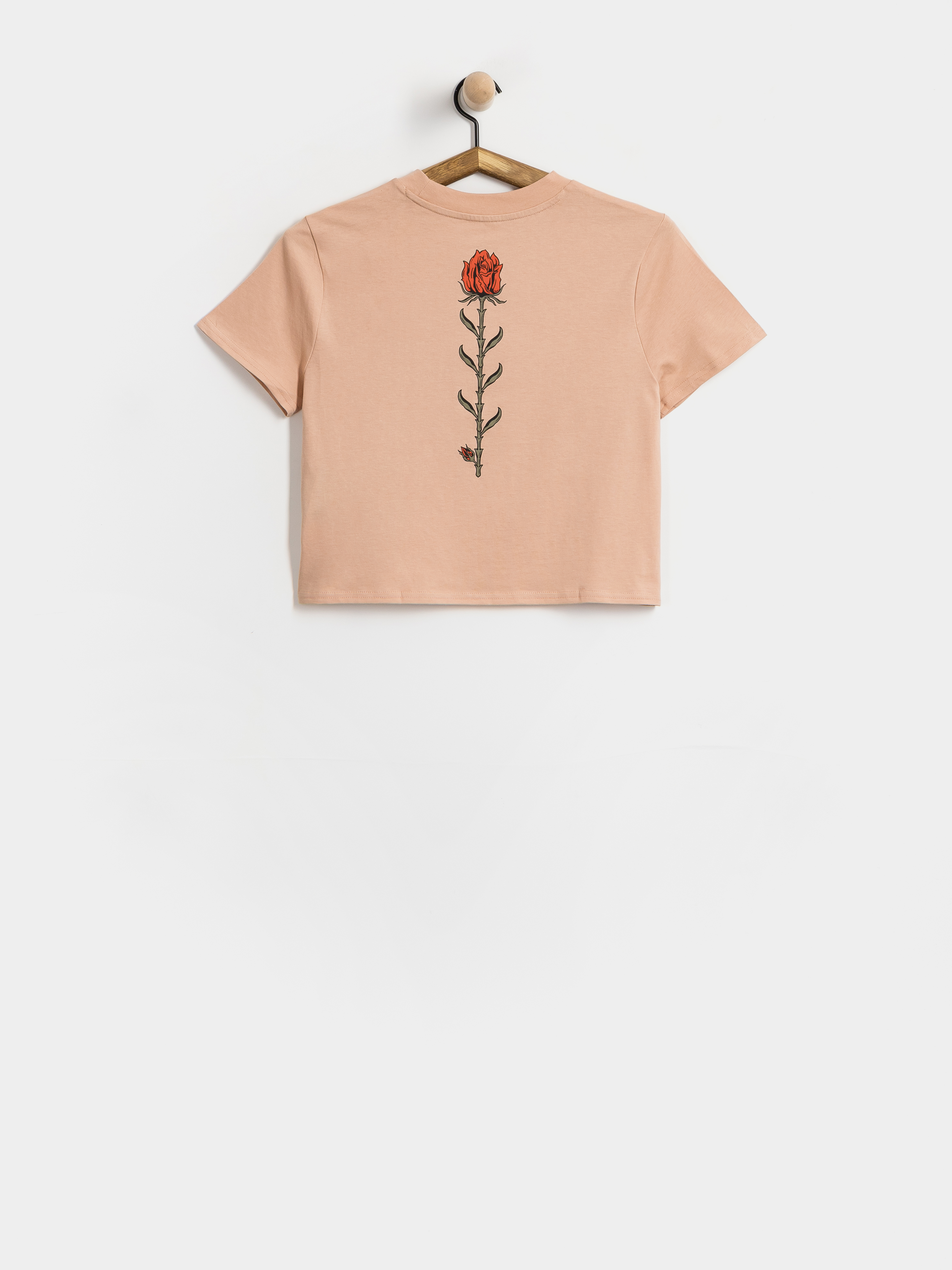Tričko Volcom Dial Crop Wmn (misty rose)