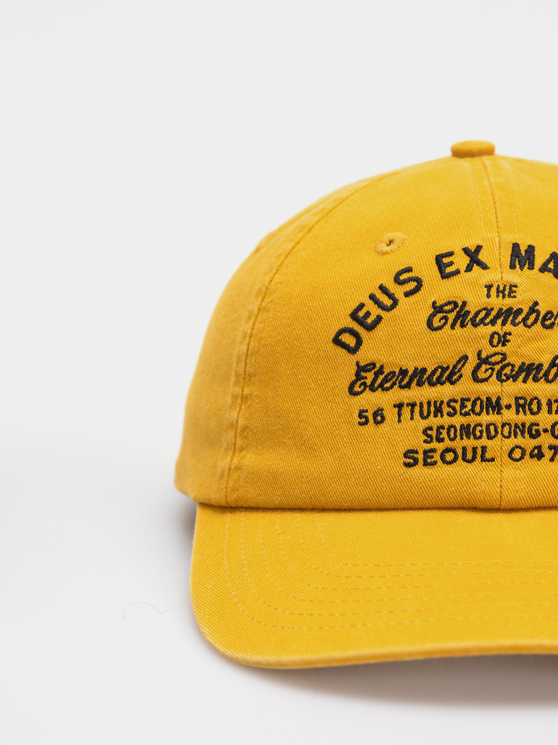 Šiltovka Deus Ex Machina Seoul Sign (citrus orange)