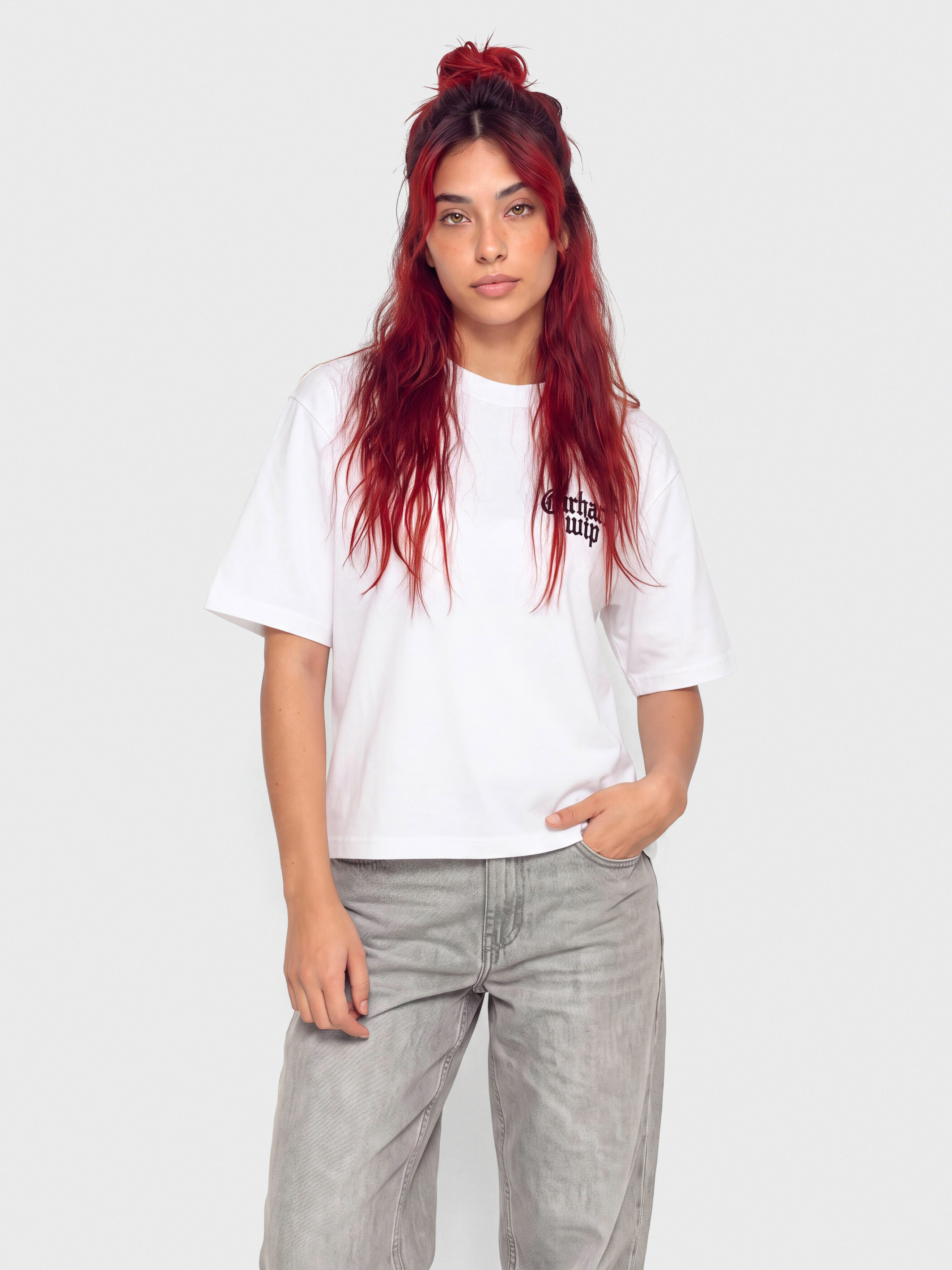 Triu010dko Carhartt WIP Blackletter Wmn (white)